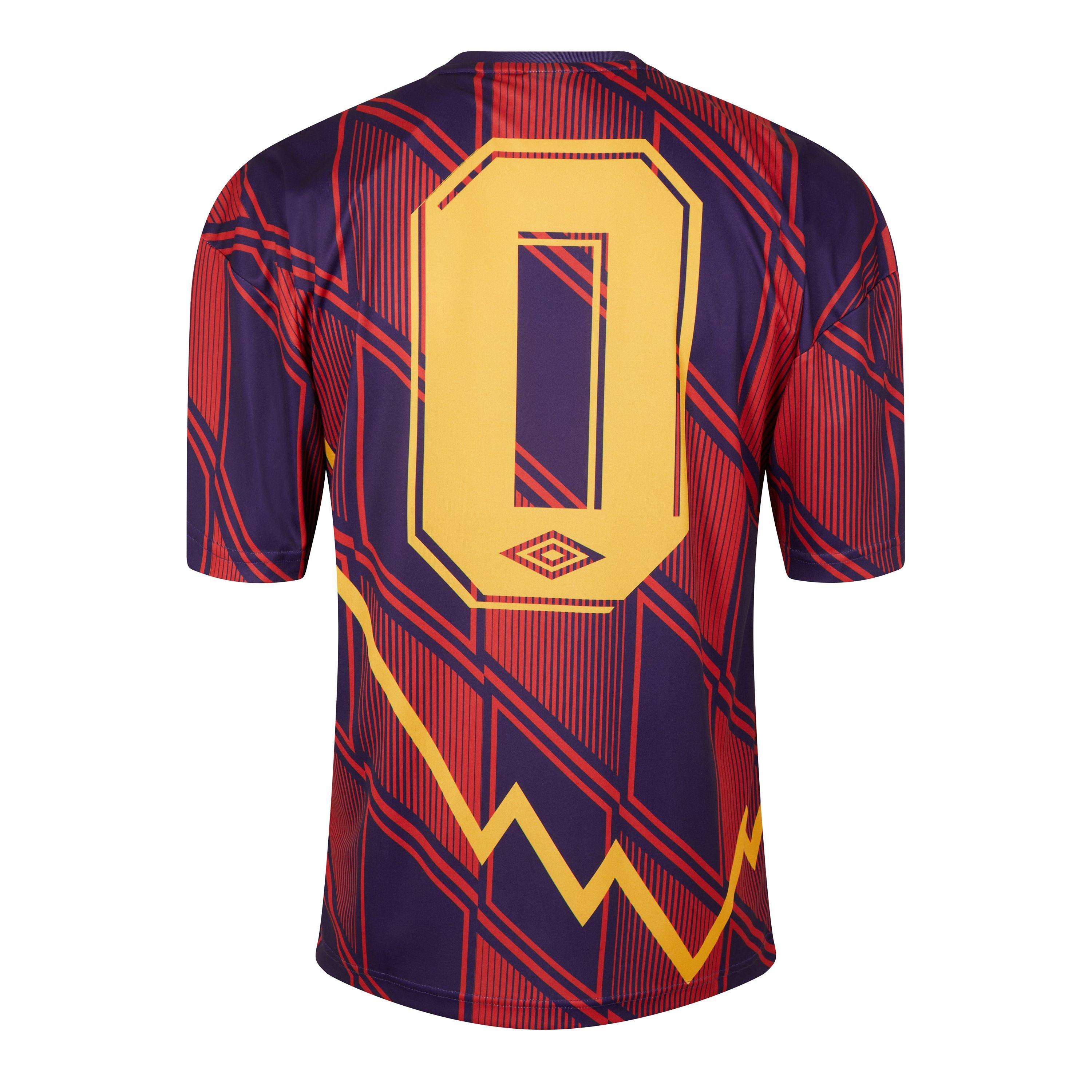 Cosmos/Fig/Hze - Umbro - Flatline Short-Sleeve Performance T-Shirt - 5