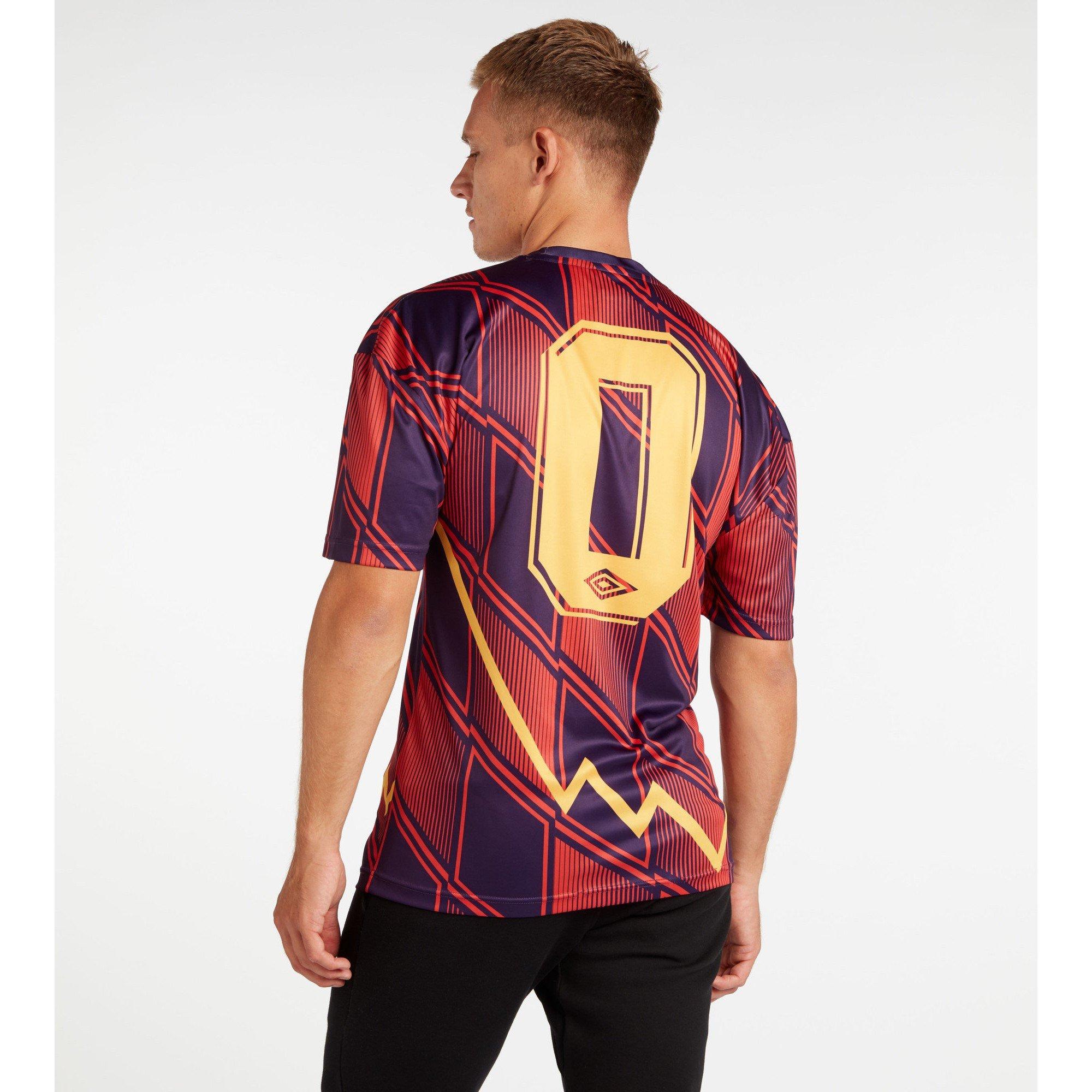 Cosmos/Fig/Hze - Umbro - Flatline Short-Sleeve Performance T-Shirt - 3