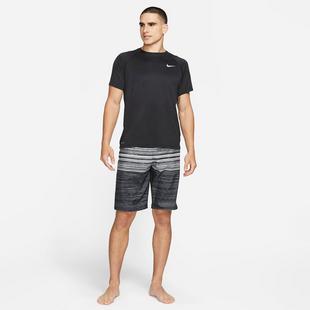 Black - Nike - Essentials Mens Short Sleeve Hydroguard Swim Shirt - 7