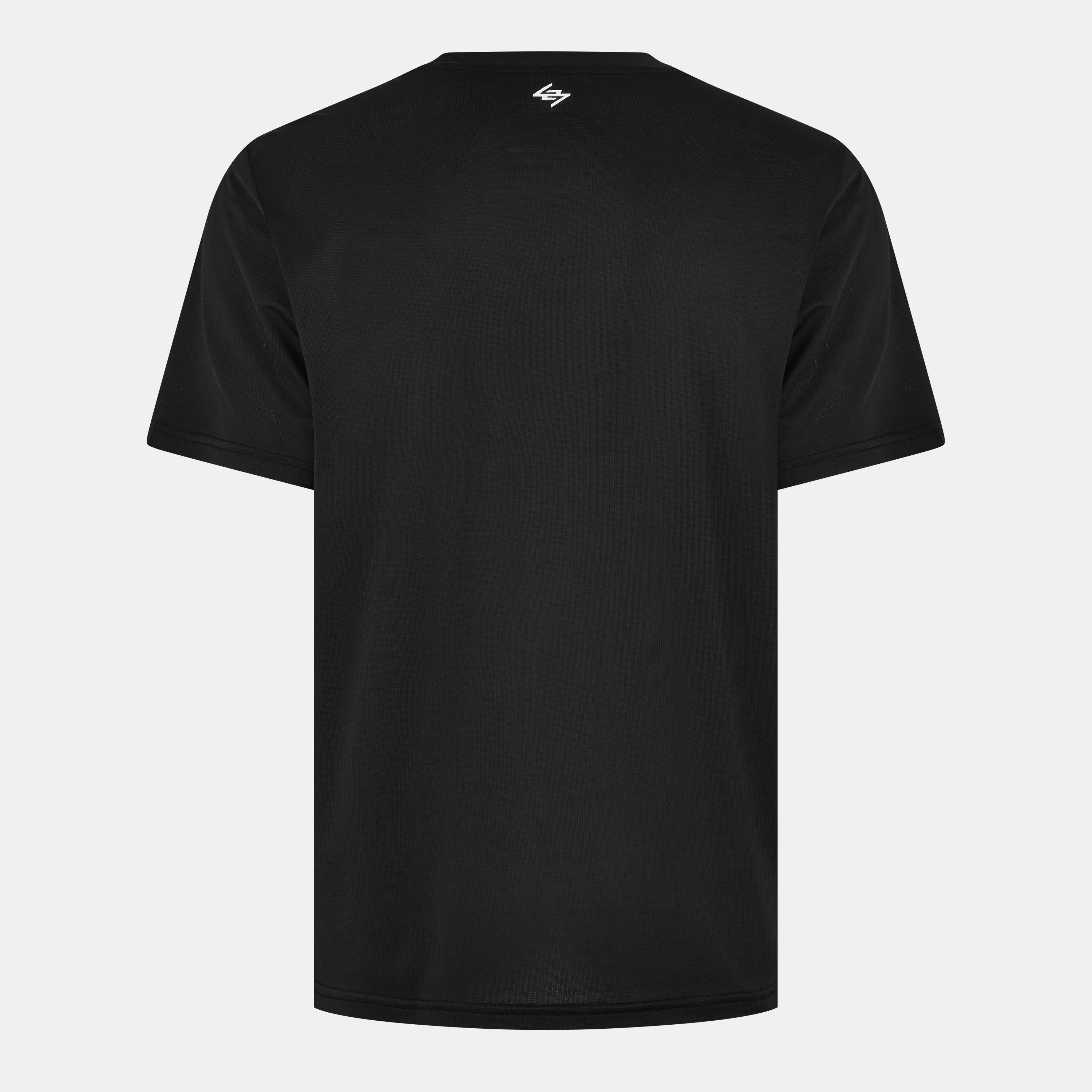 Black - Represent 247 - Men's Short Sleeve Performance Gym Top - 2