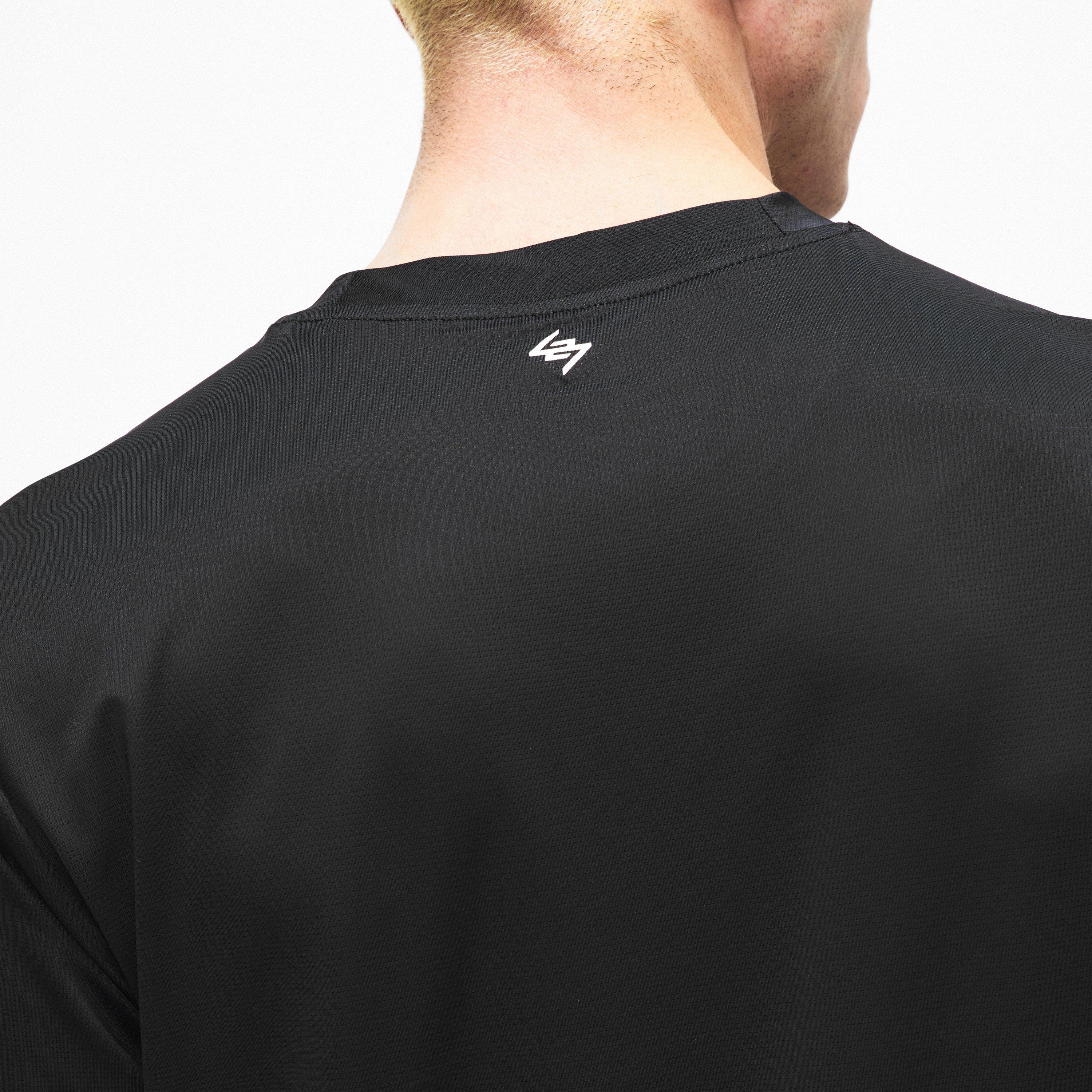 Black - Represent 247 - Men's Short Sleeve Performance Gym Top - 5