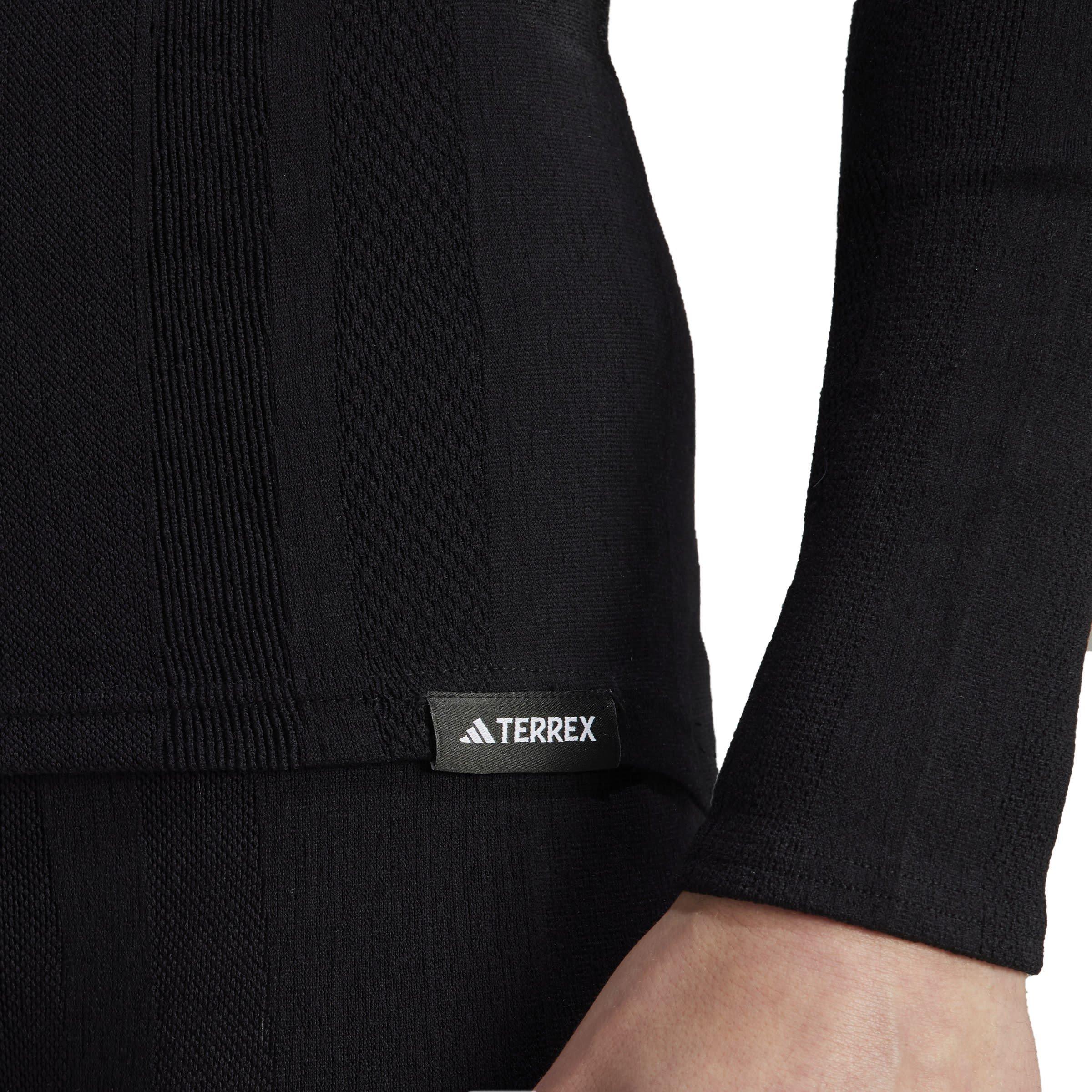 Zwart - adidas - Drynamo Long Sleeve Training T-shirt Mens - 5