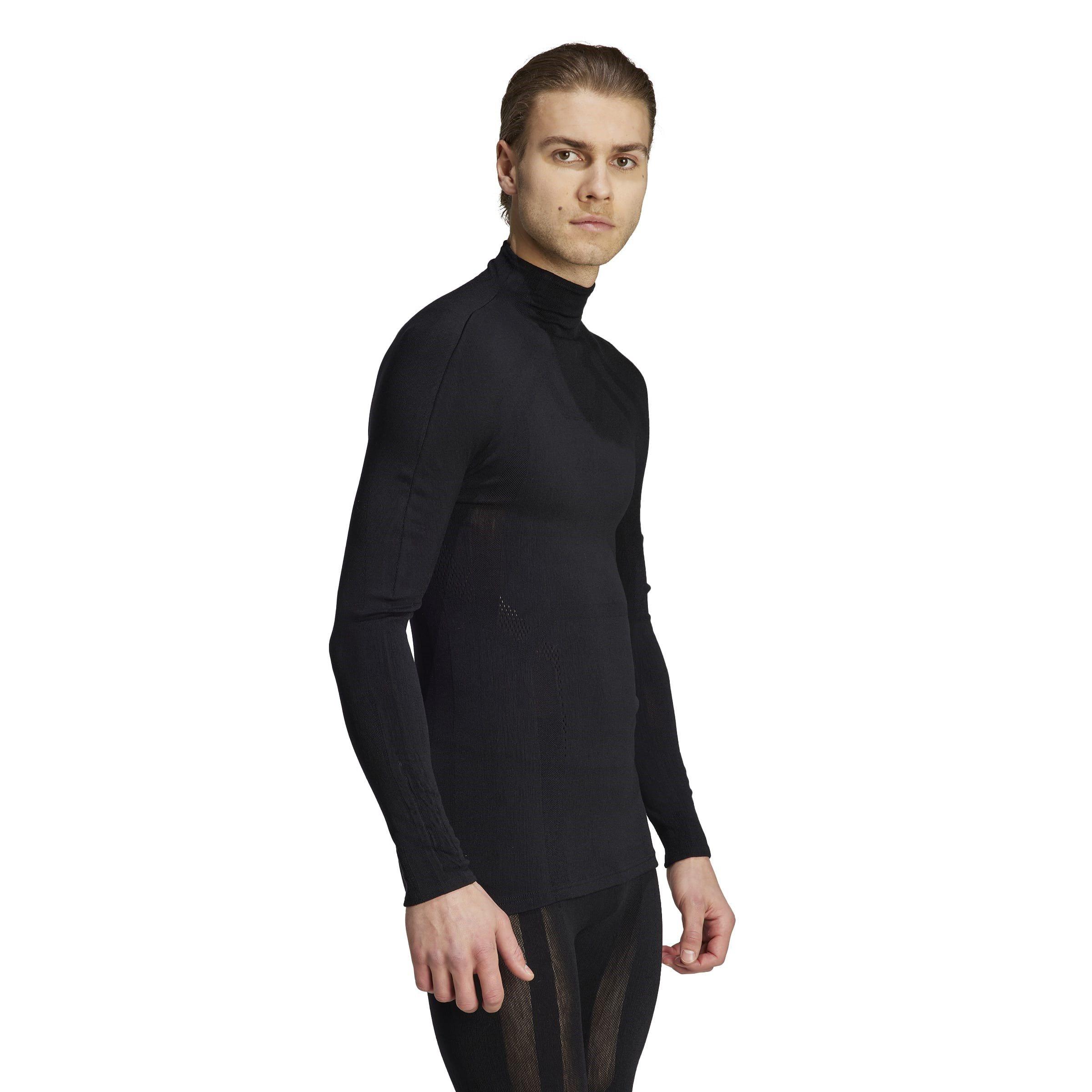 Zwart - adidas - Terrex Long Sleeve Turtleneck Top Mens - 4
