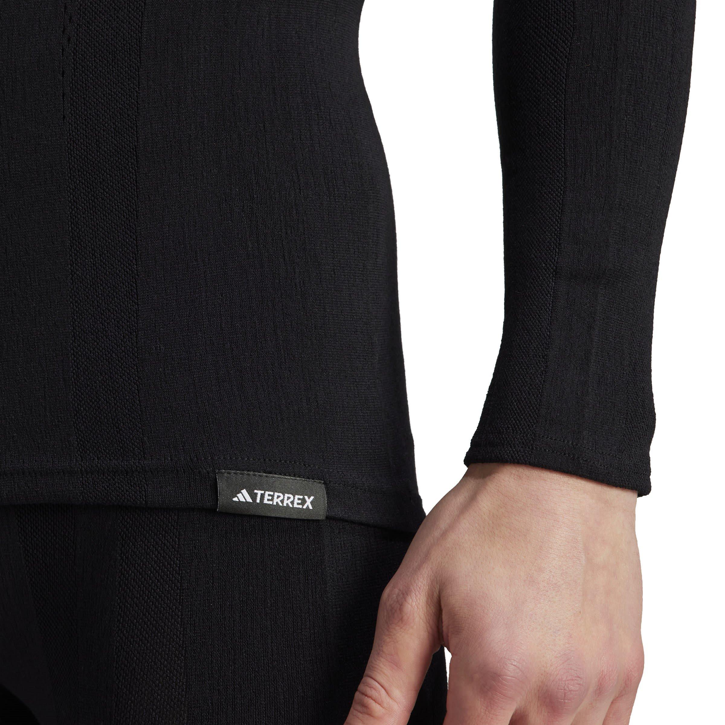 Zwart - adidas - Terrex Long Sleeve Turtleneck Top Mens - 5