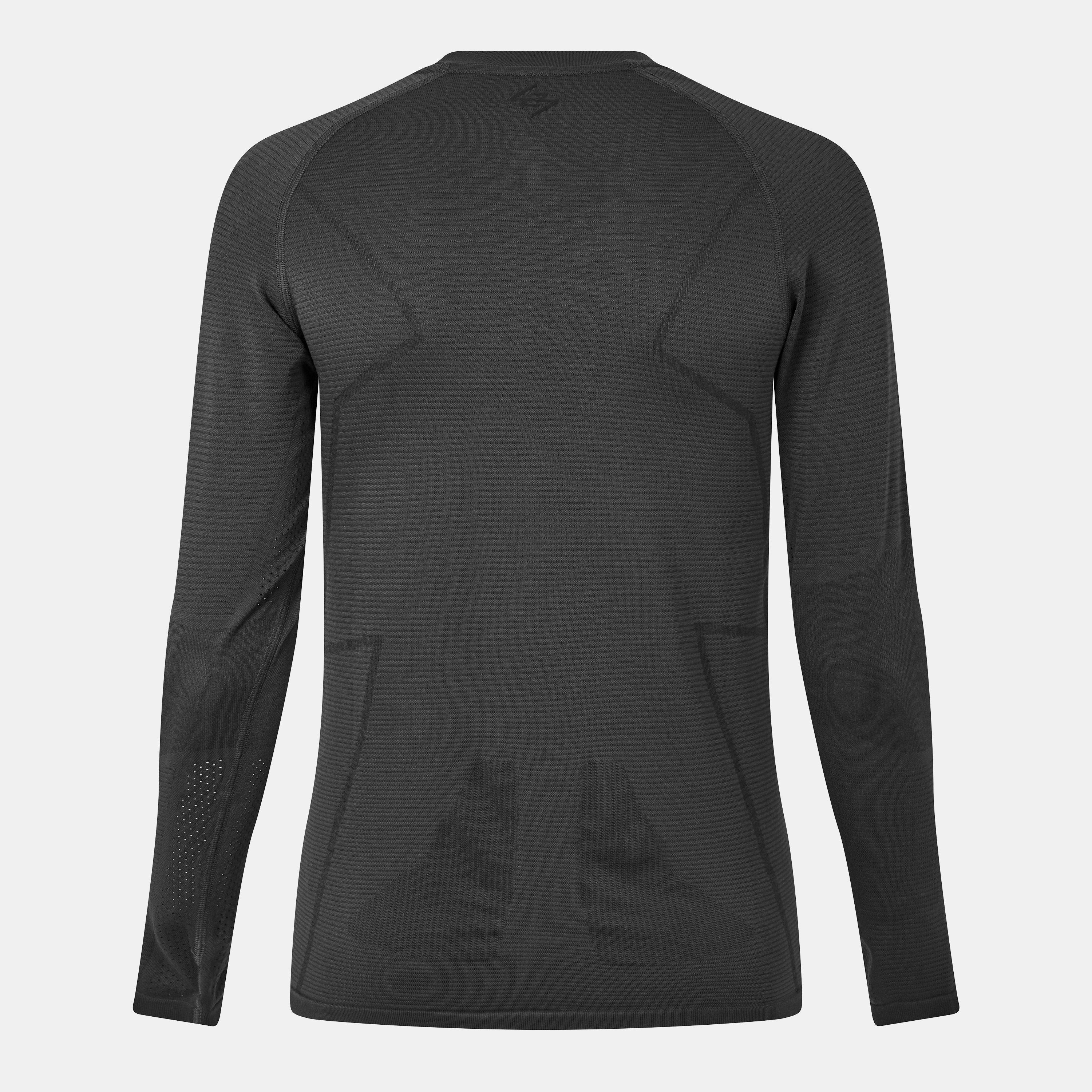 Black - Represent 247 - Men's Long-Sleeve Performance T-Shirt - 2