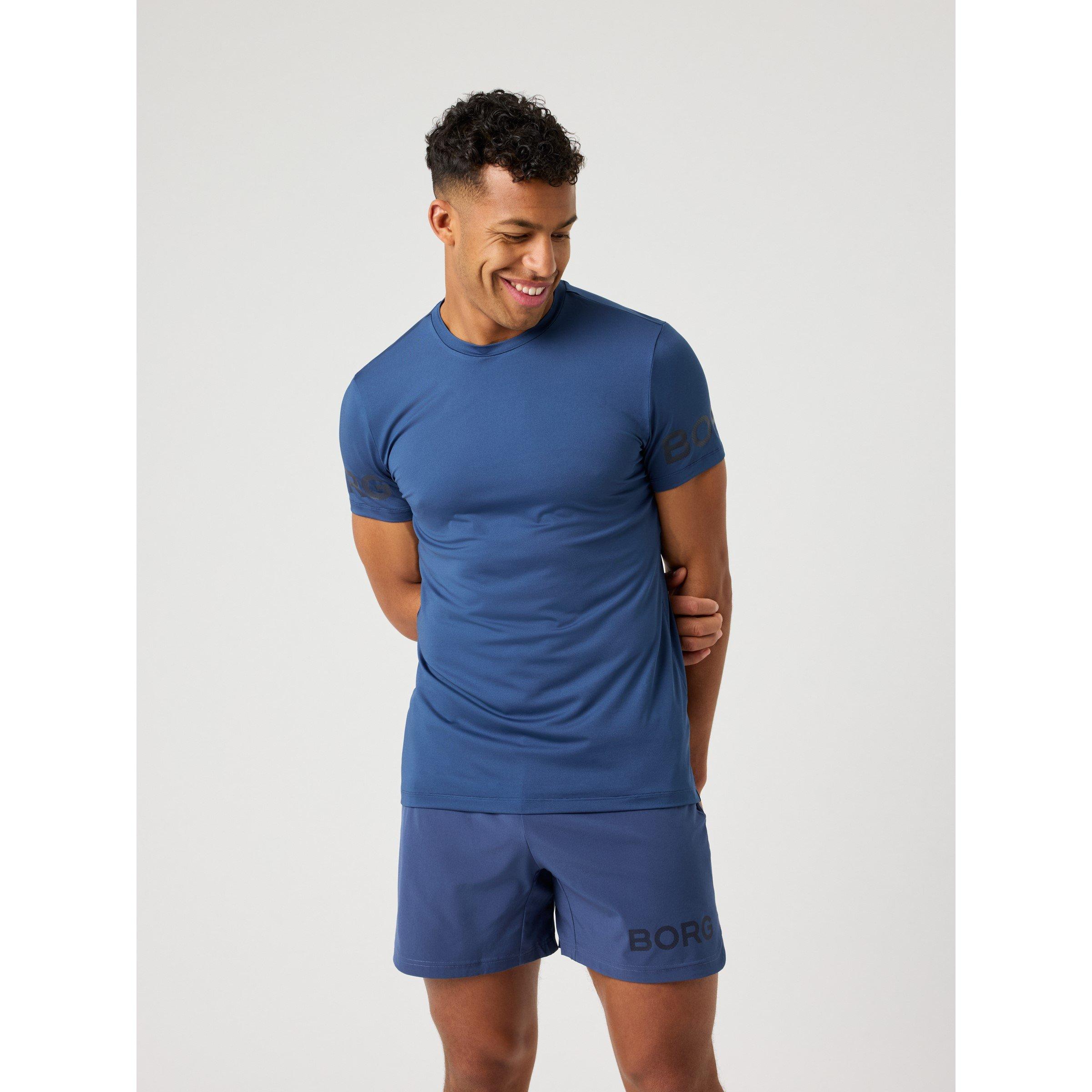 Azul - Bjorn Borg - Bjorn Logo Tech Tee Sn61 - 2