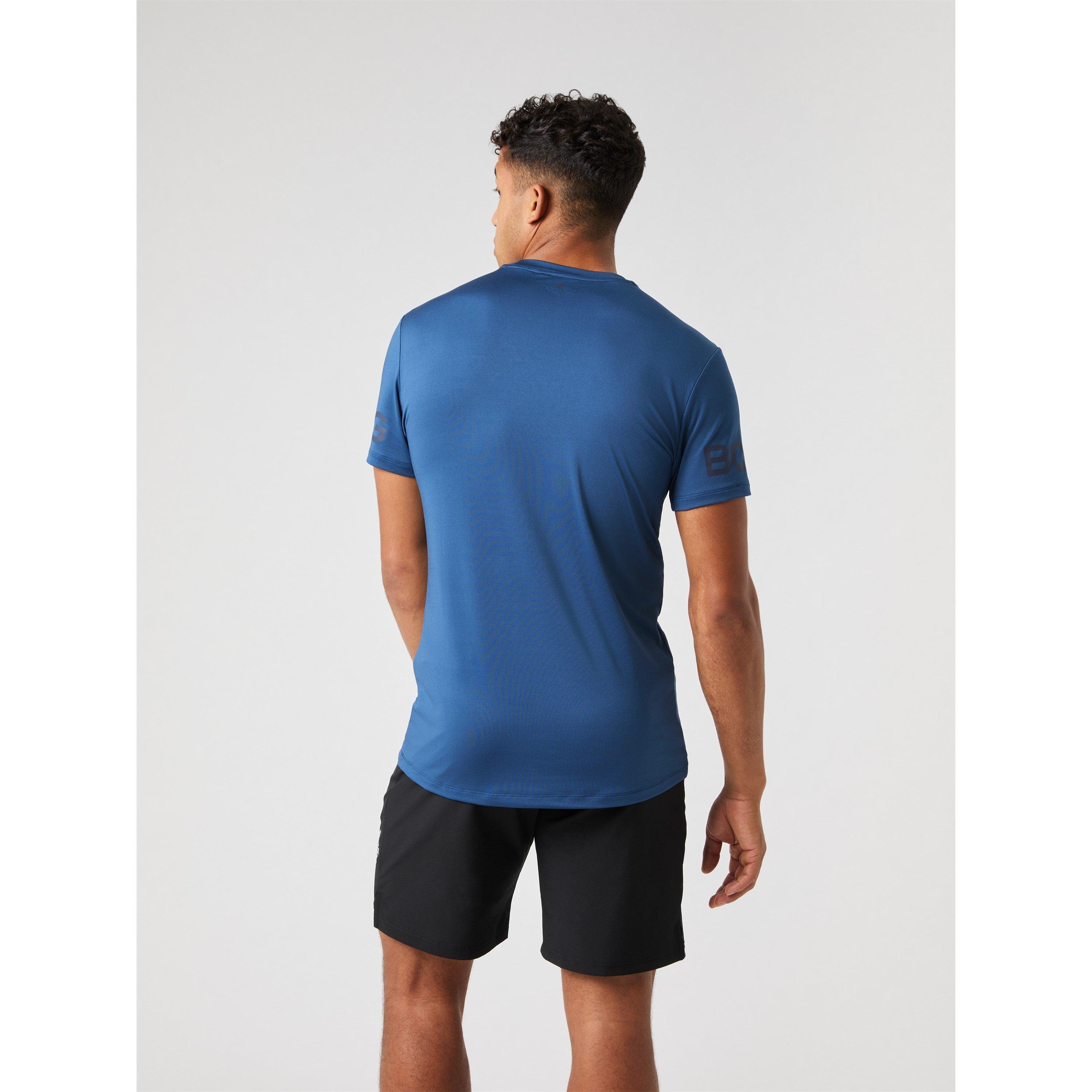Azul - Bjorn Borg - Bjorn Logo Tech Tee Sn61 - 3