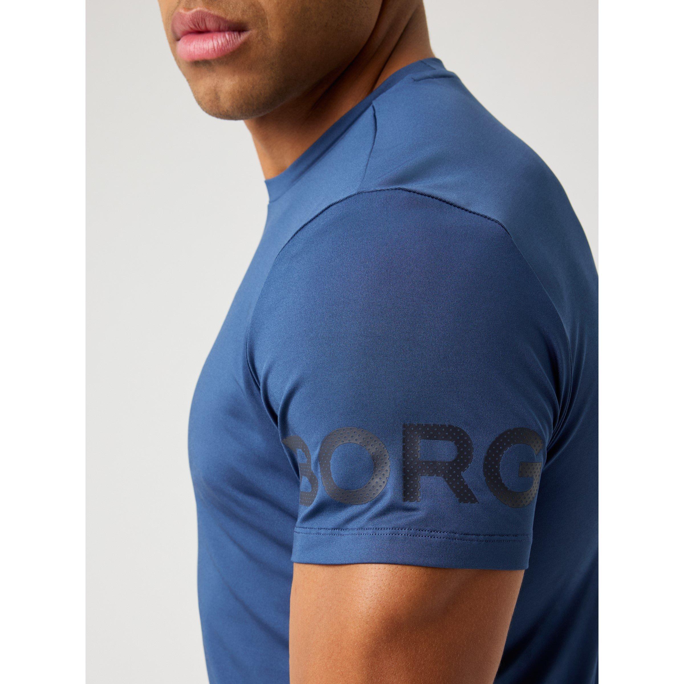 Azul - Bjorn Borg - Bjorn Logo Tech Tee Sn61 - 7