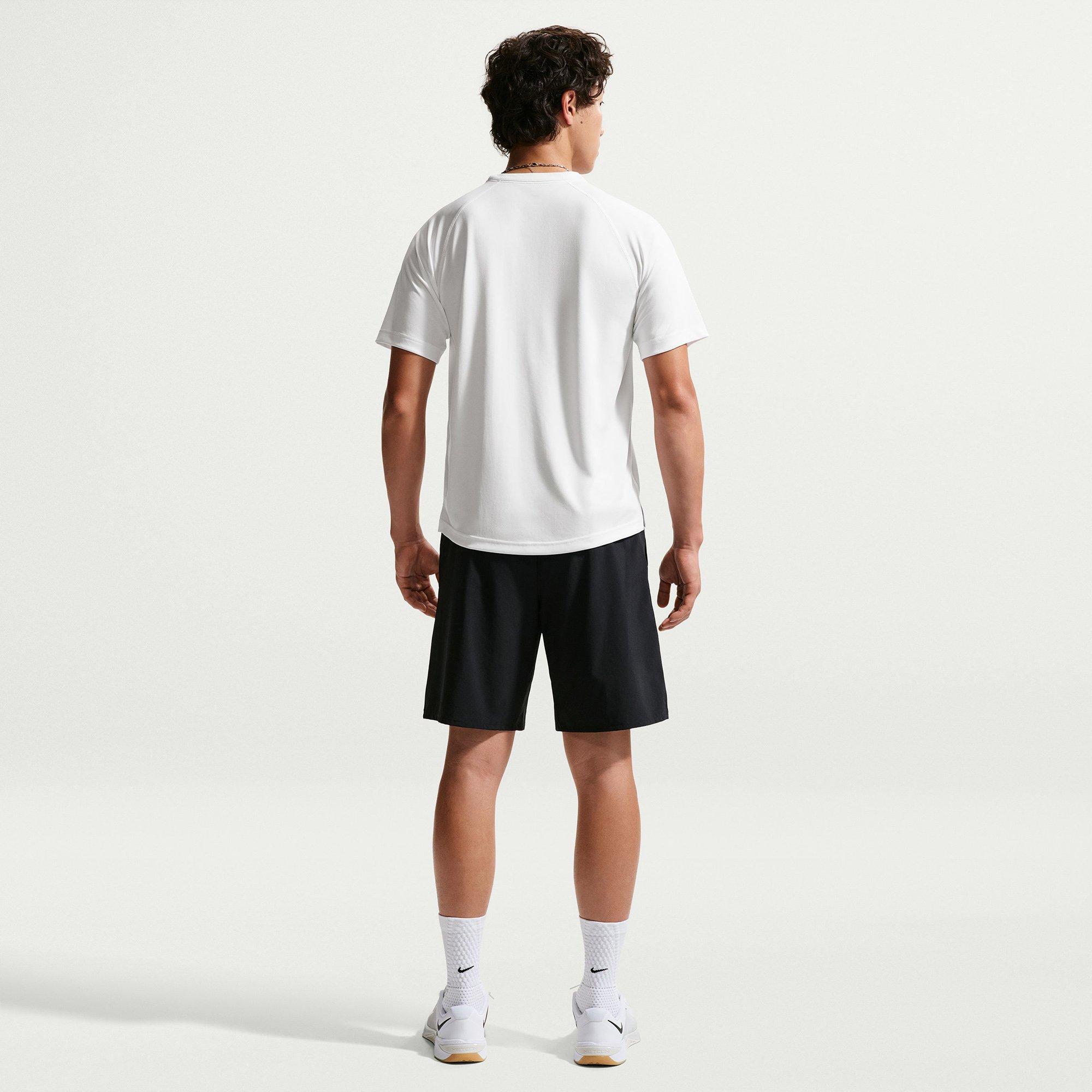 White/Black - Nike - Men's Flex Short-Sleeve Training T-Shirt - 6