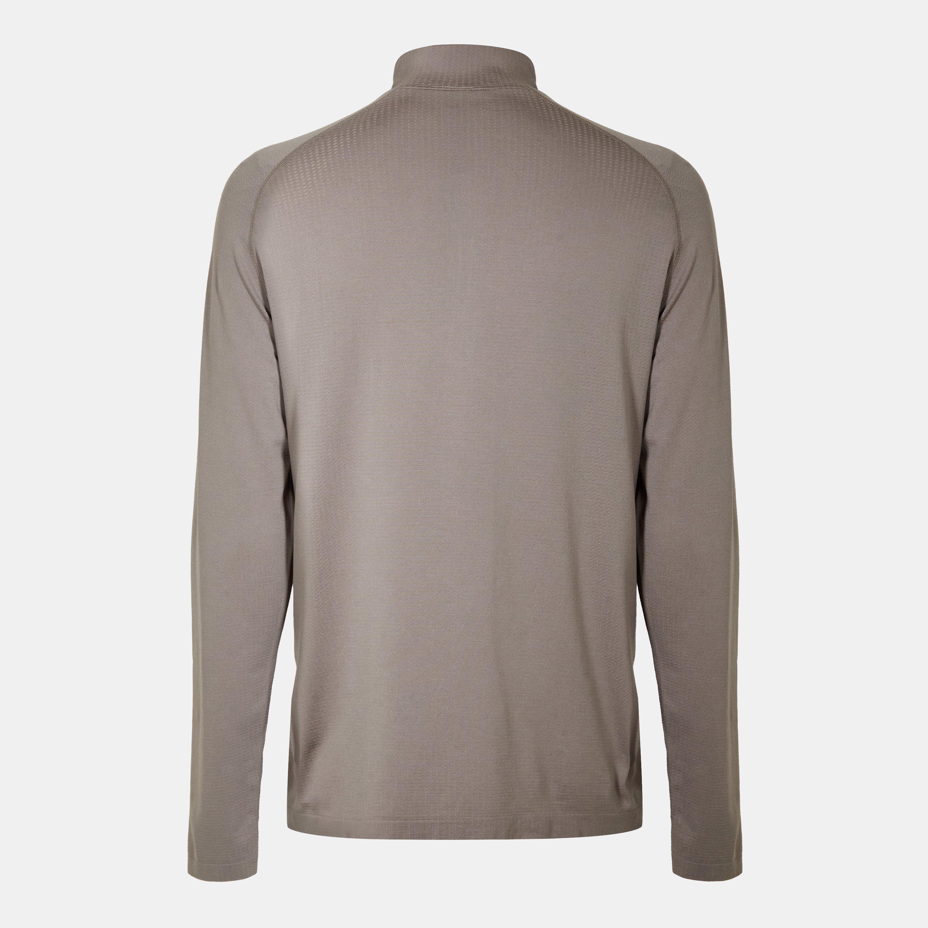Warm Ash Grey - Lululemon - Men's Long-Sleeve Performance Gym Top - 2