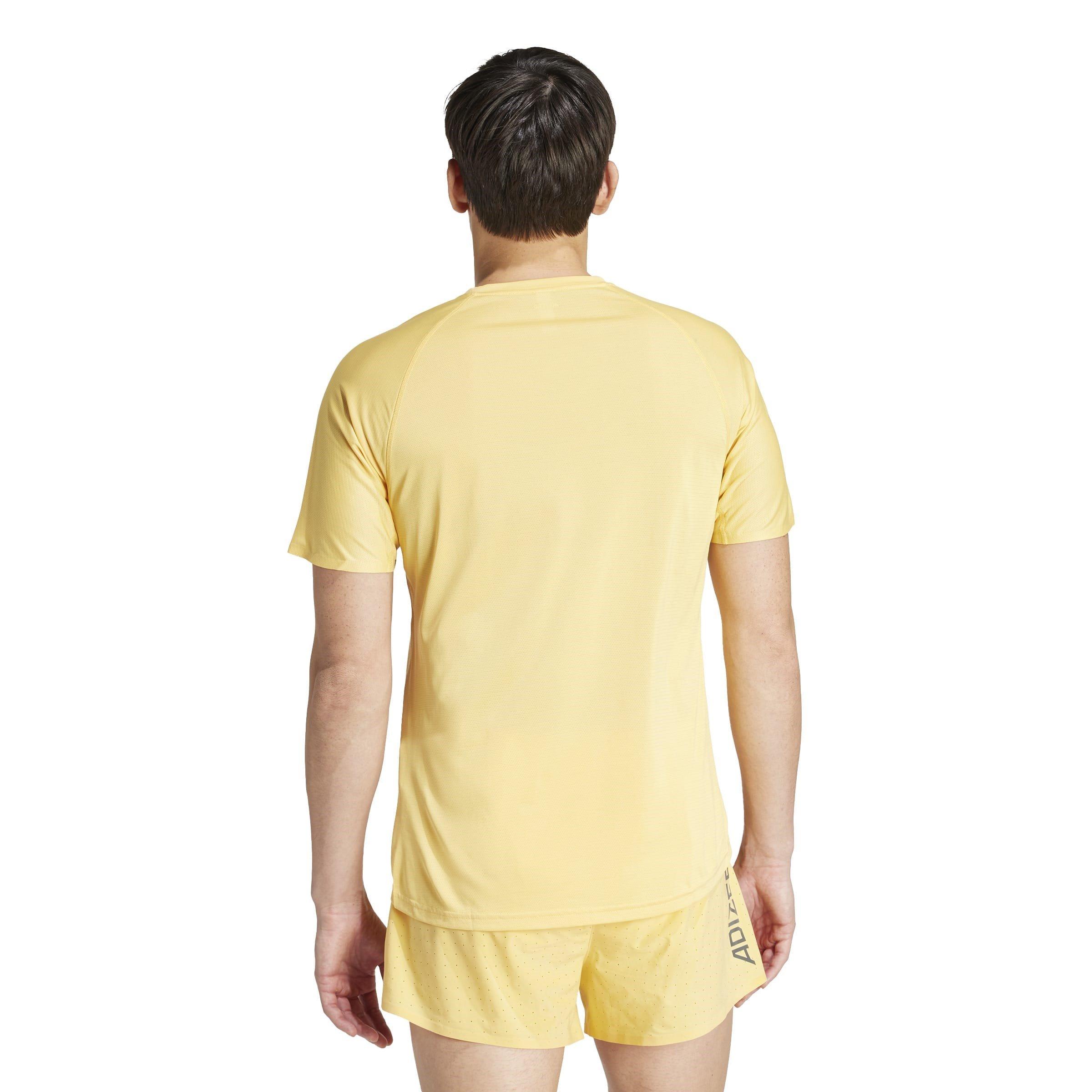 Gelb - adidas - Adizero Short-Sleeve Performance Gym Top - 3