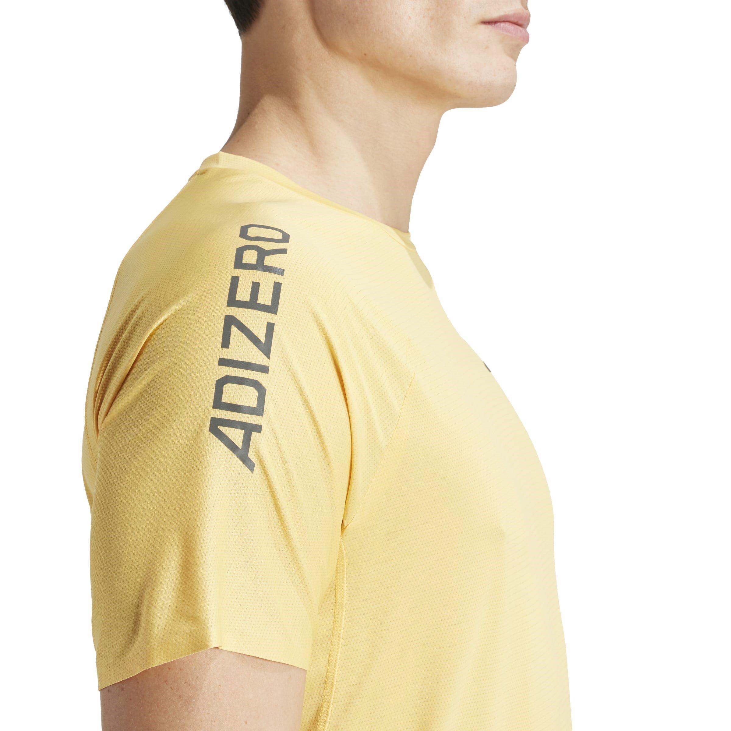 Gelb - adidas - Adizero Short-Sleeve Performance Gym Top - 6