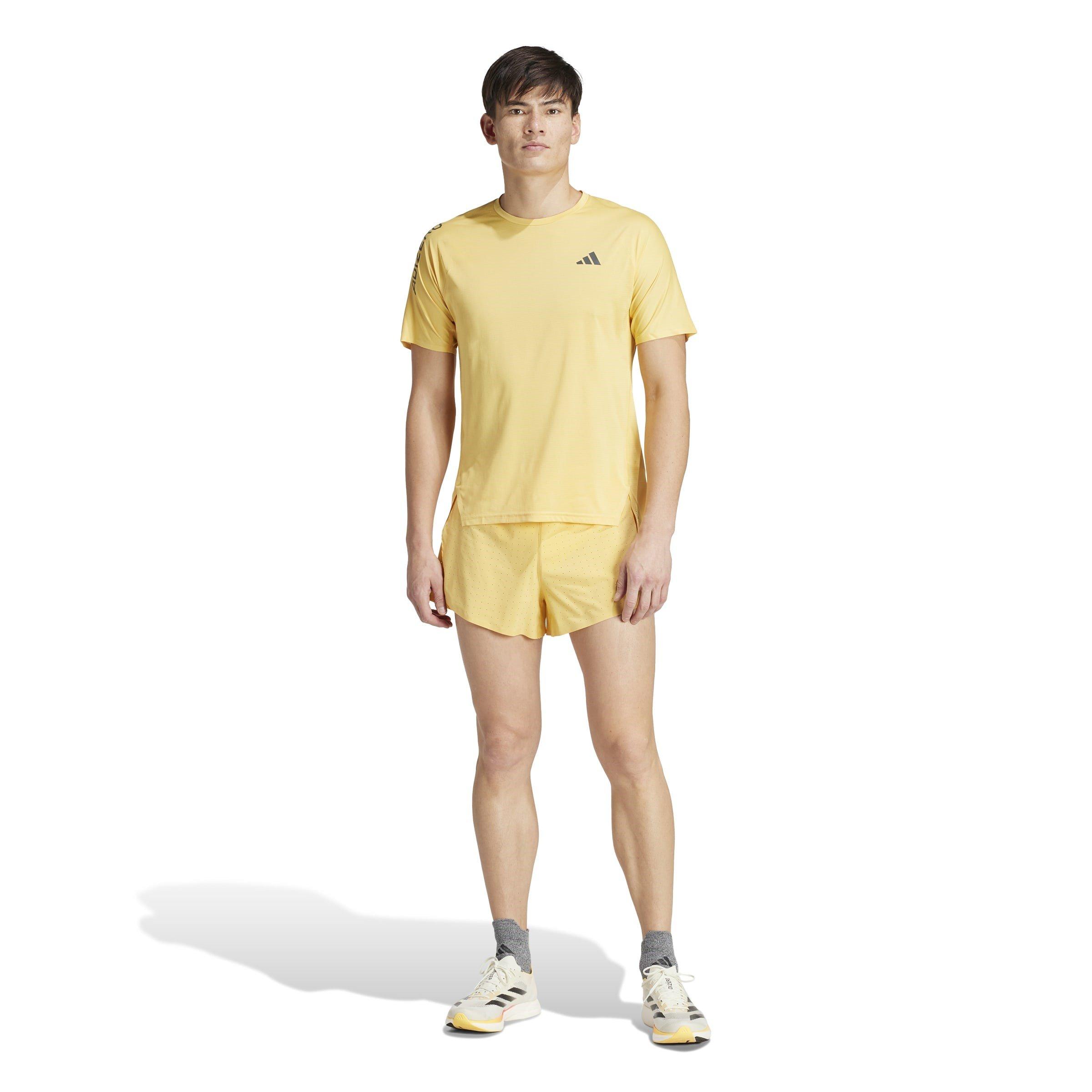 Gelb - adidas - Adizero Short-Sleeve Performance Gym Top - 7