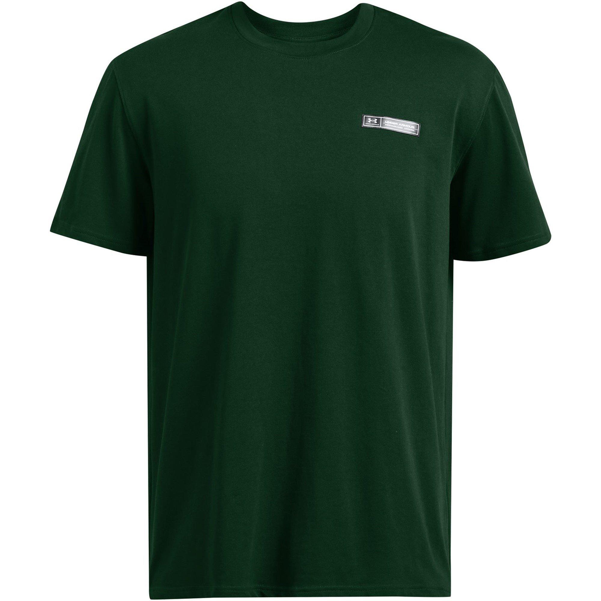 Under Armour Men's Heavyweight Short-Sleeve Performance Gym Top - Green - L