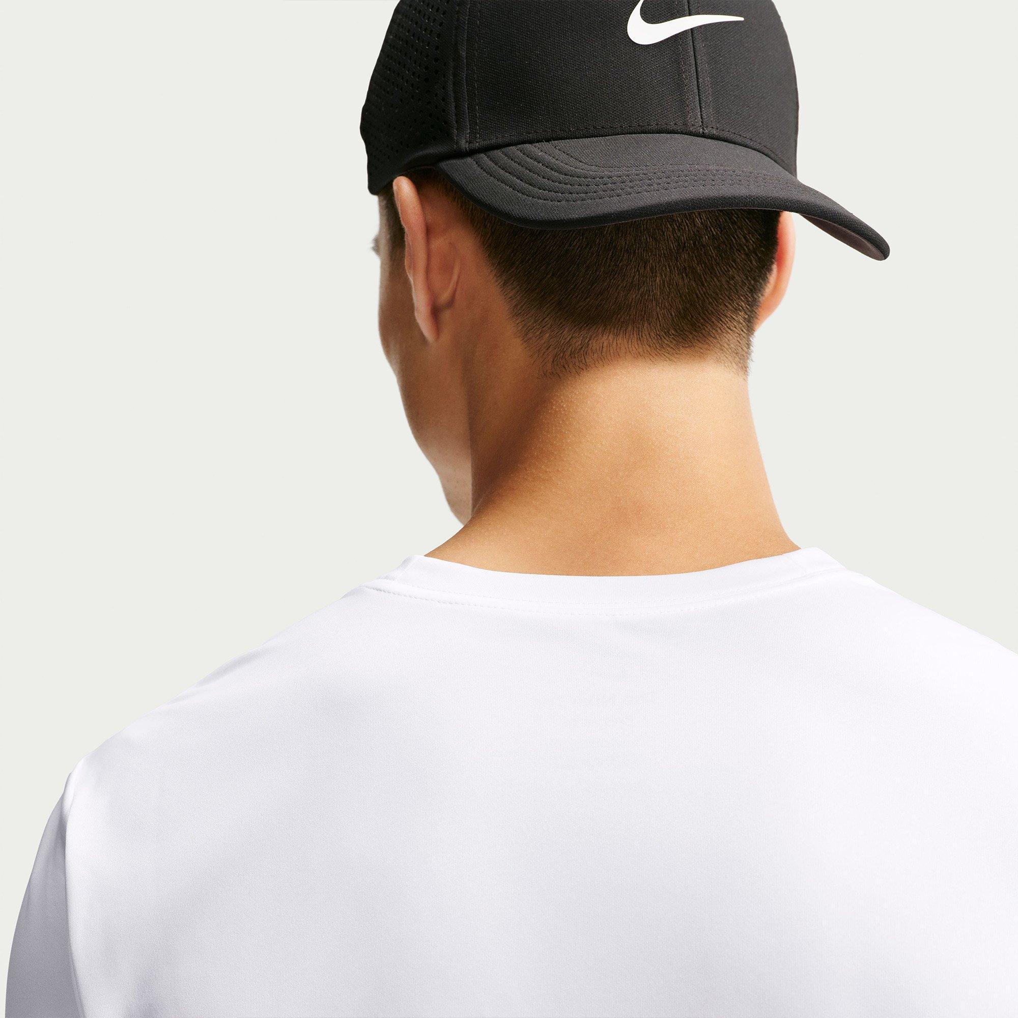 White/Black - Nike - Men's Flex Long Sleeve Performance T-Shirt - 4