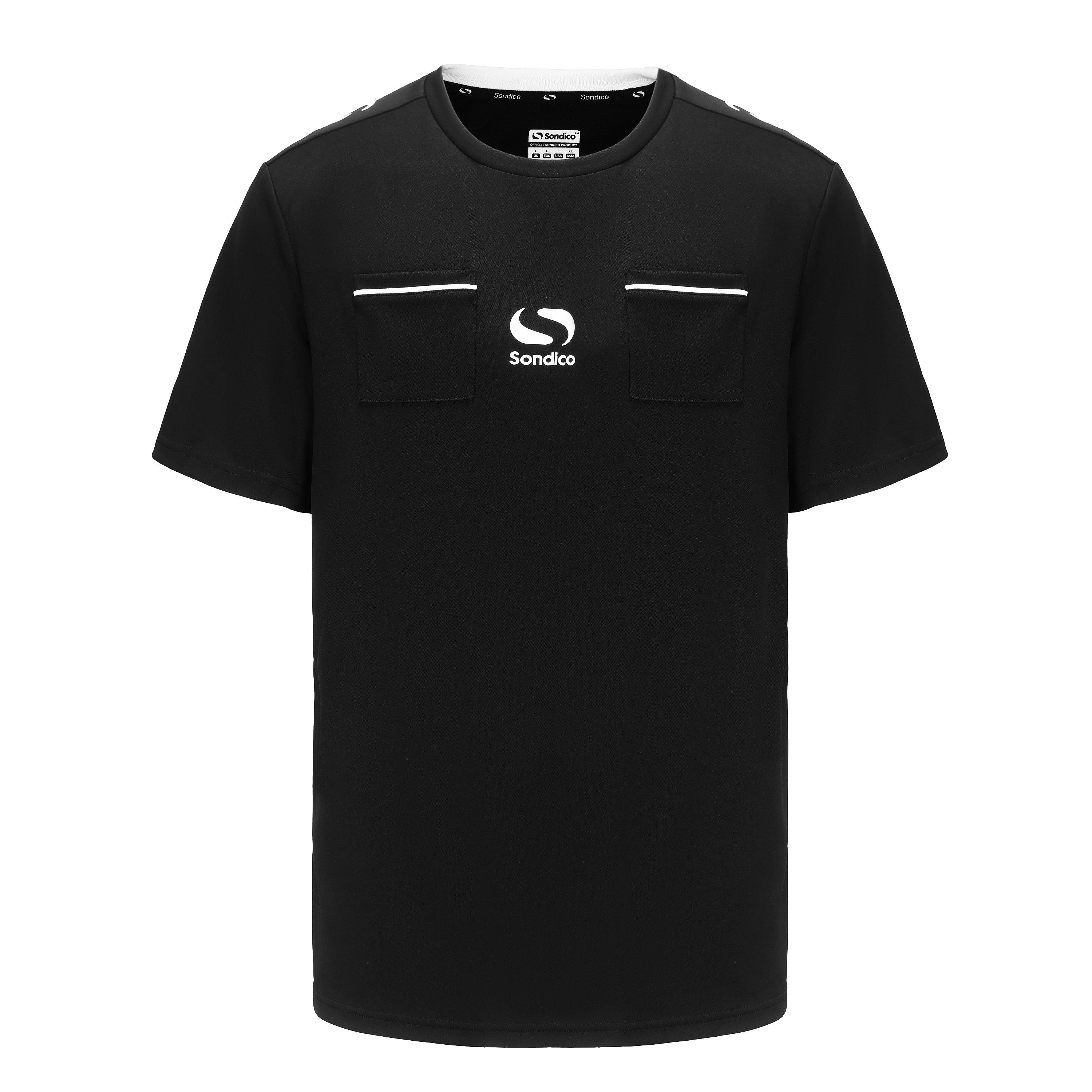 Black - Sondico - Referee Shirt Mens - 1