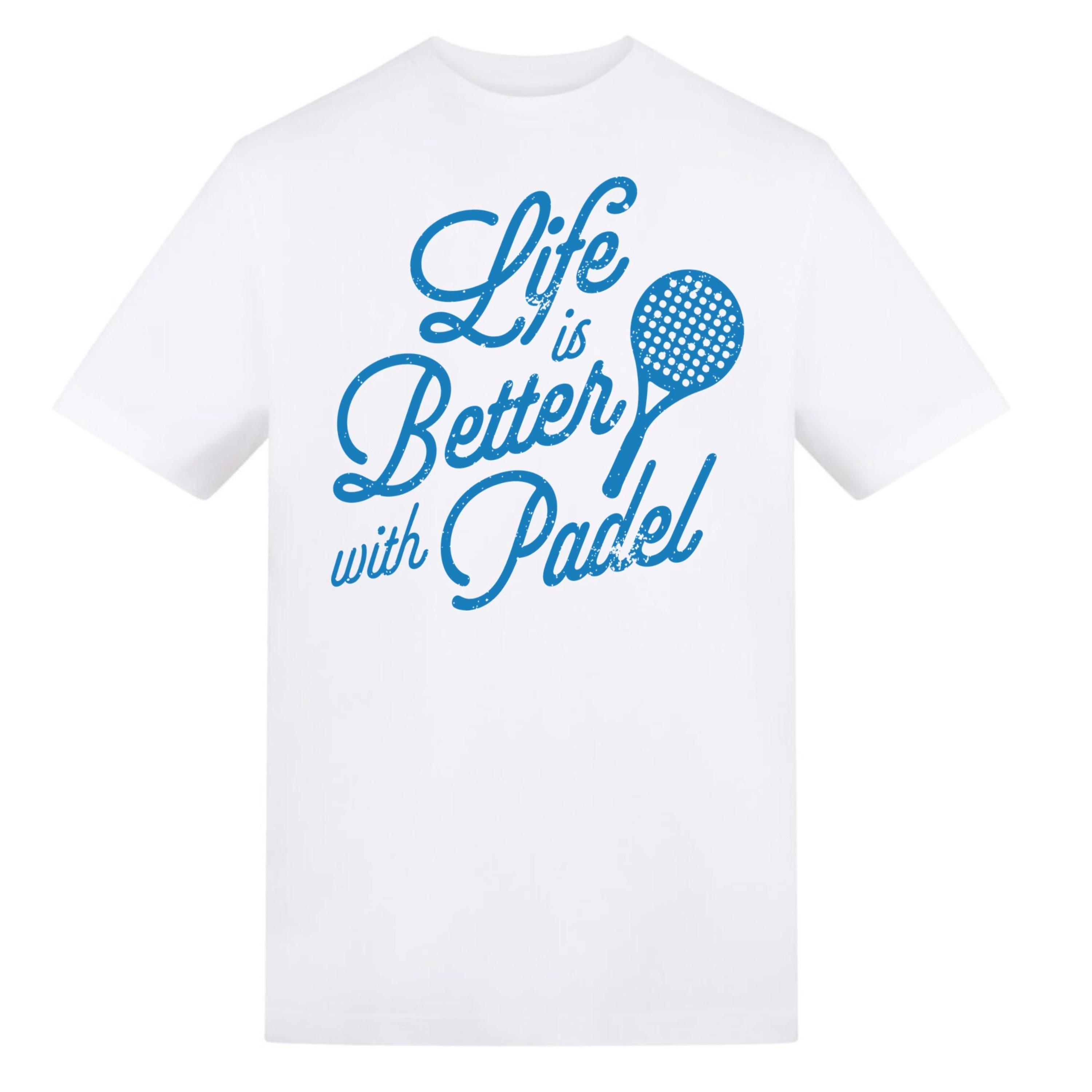 Life With Padel - AWD - Adults Printed Padel Tee