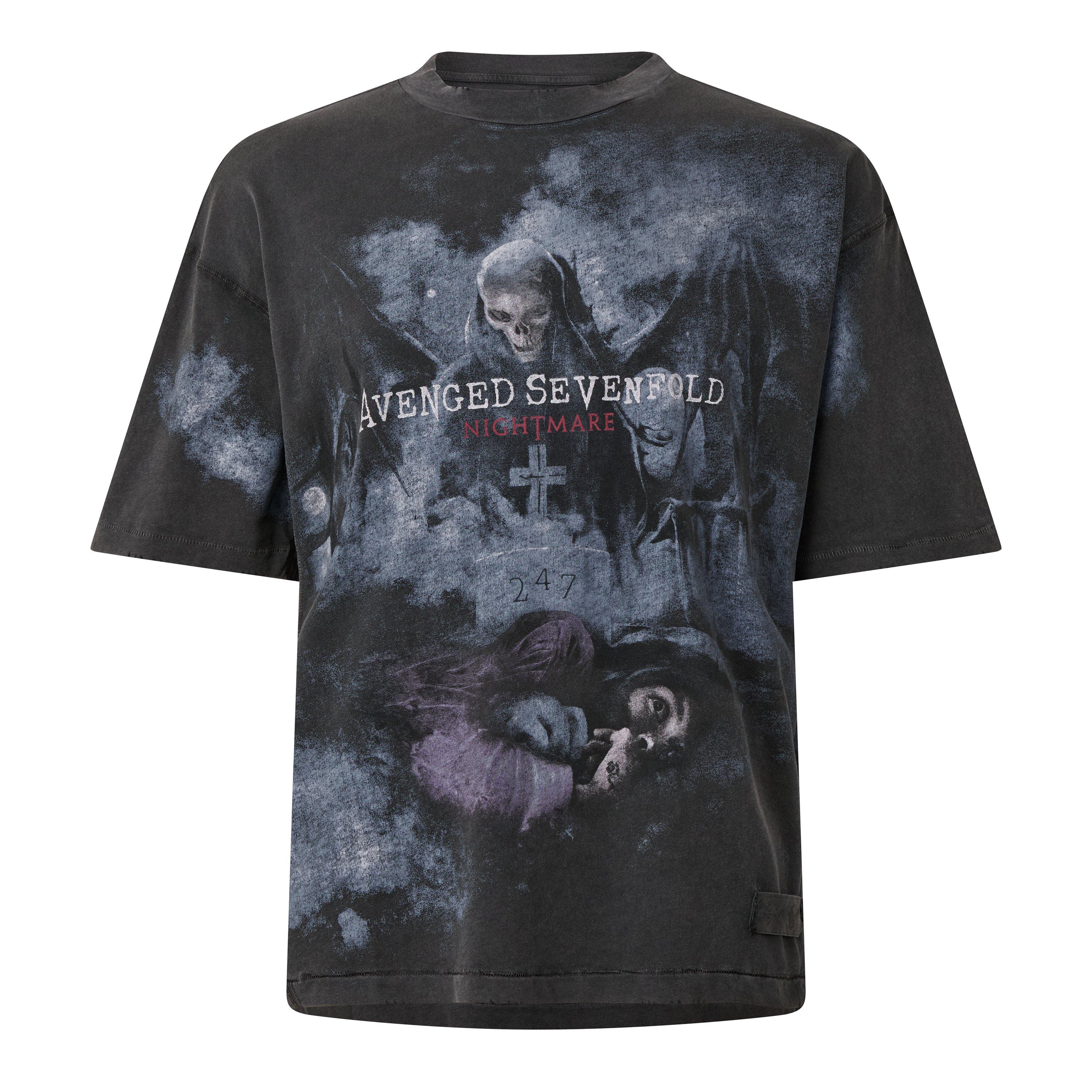 Aged Black - Represent 247 - R247 Sevenfold Tee Sn64 - 1