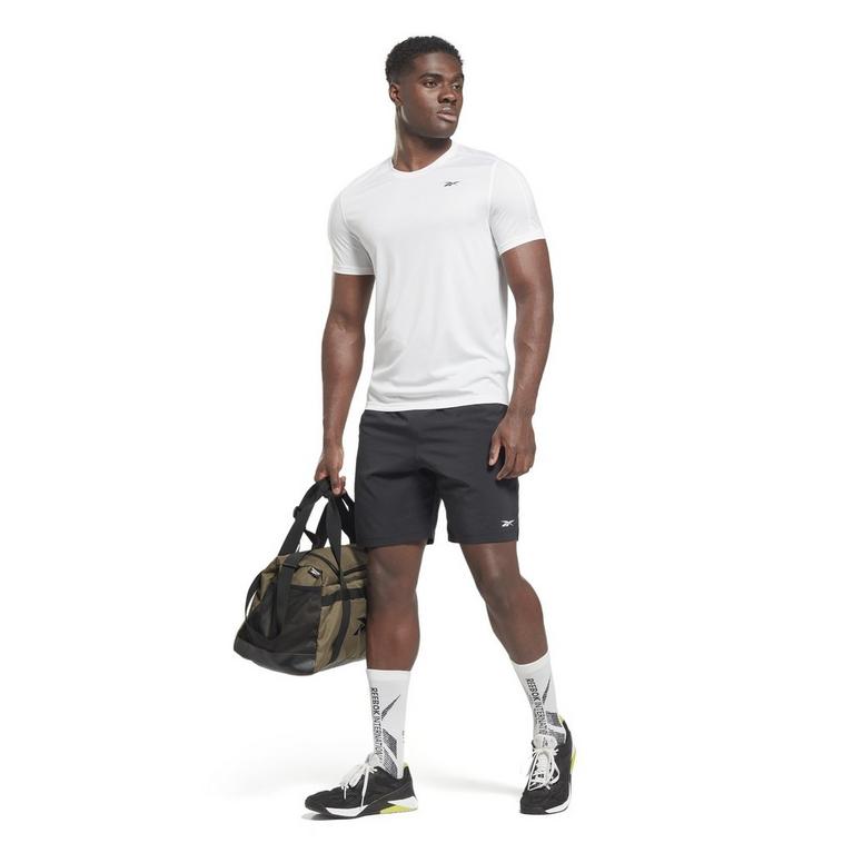 Blanc - Reebok - Workout Ready Speedwick T-Shirt Mens - 3