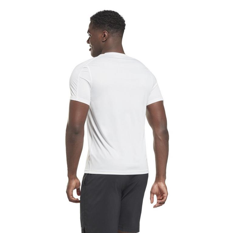 Blanc - Reebok - Workout Ready Speedwick T-Shirt Mens - 4