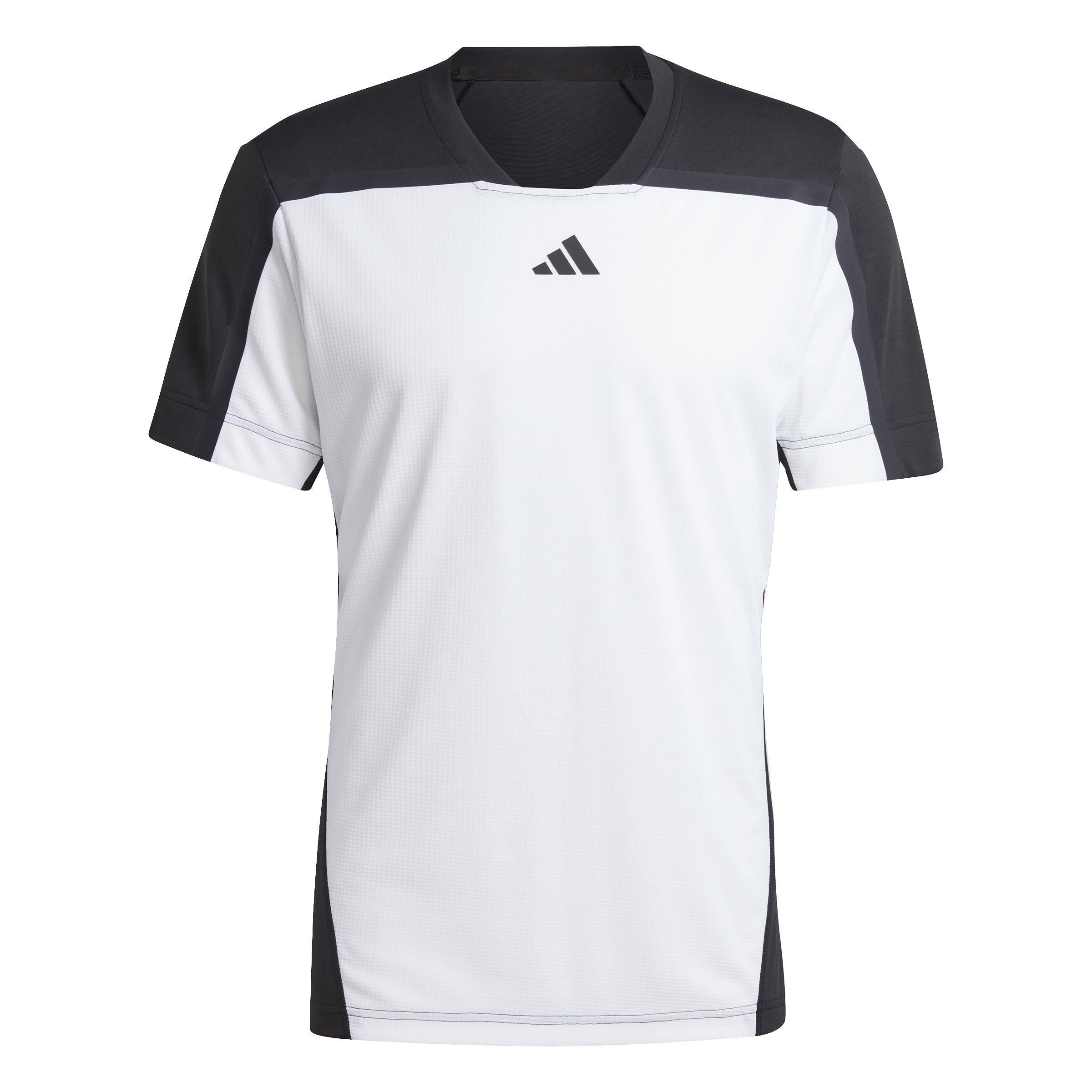 Adidas Men's Long Sleeve Performance Gym Top - White - XS