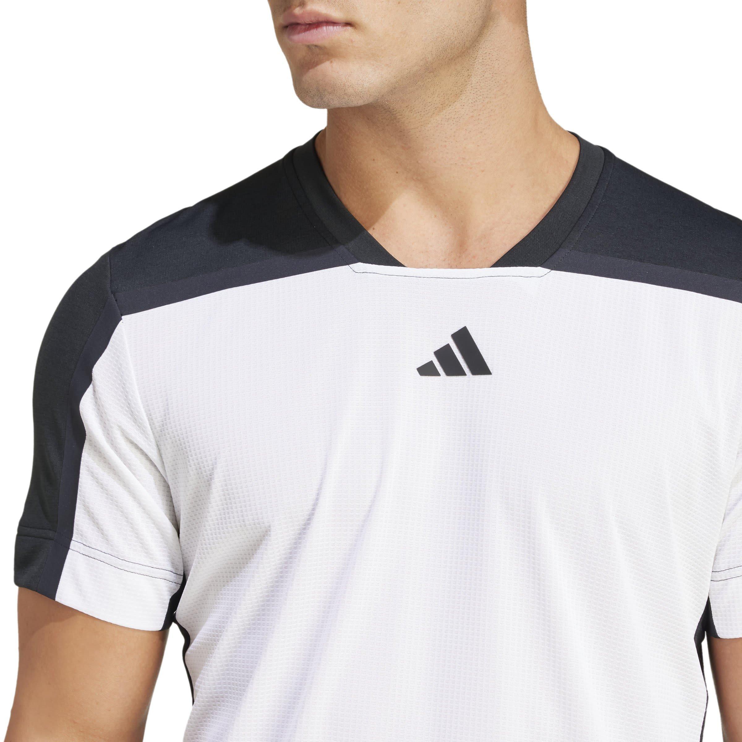 Weiß - adidas - Long Sleeve Performance Gym Top - 5