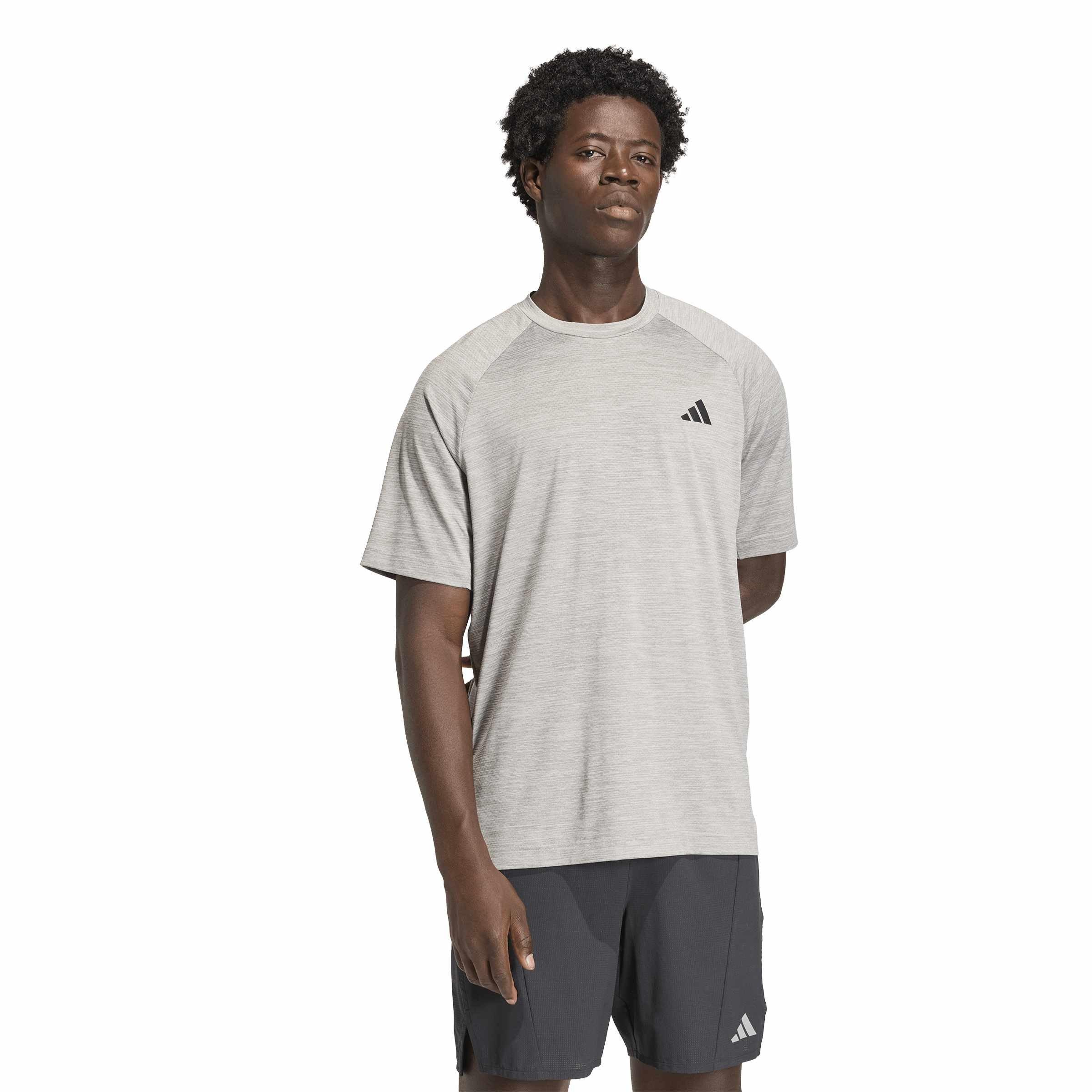 GrisMarl/Noir - adidas - Adidas Tech Ess Tee Sn99 - 2
