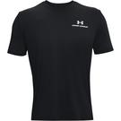 Noir/Blanc - Under Armour - Under Rush Energy Short Sleeve T Shirt Mens - 1