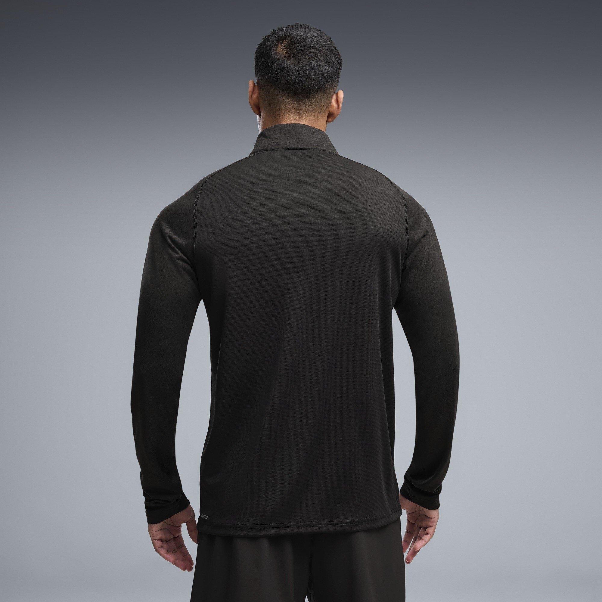 Black - Puma - Men's Hyrox 1/4 Zip Long Sleeve Top - 4