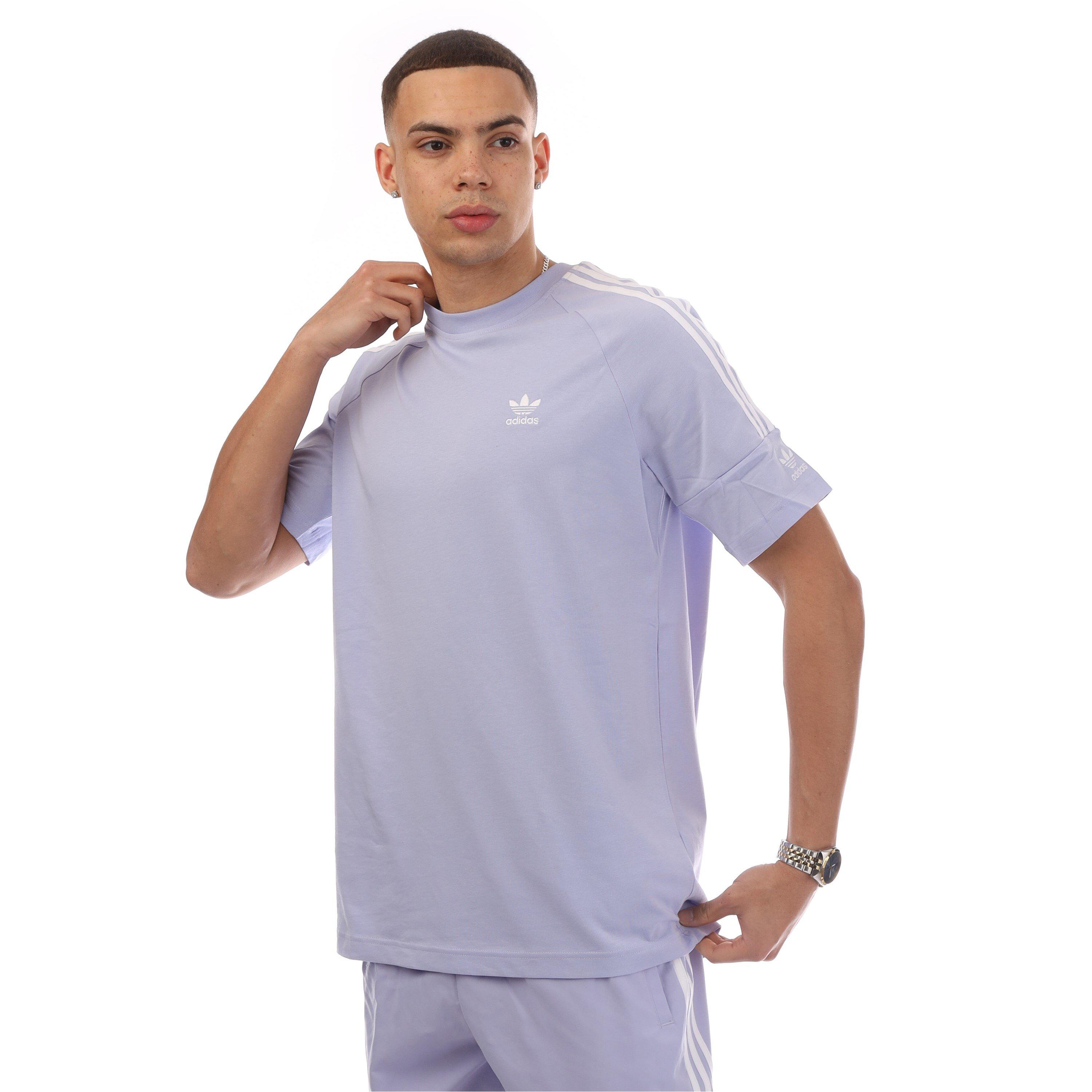 lilac adidas t shirt