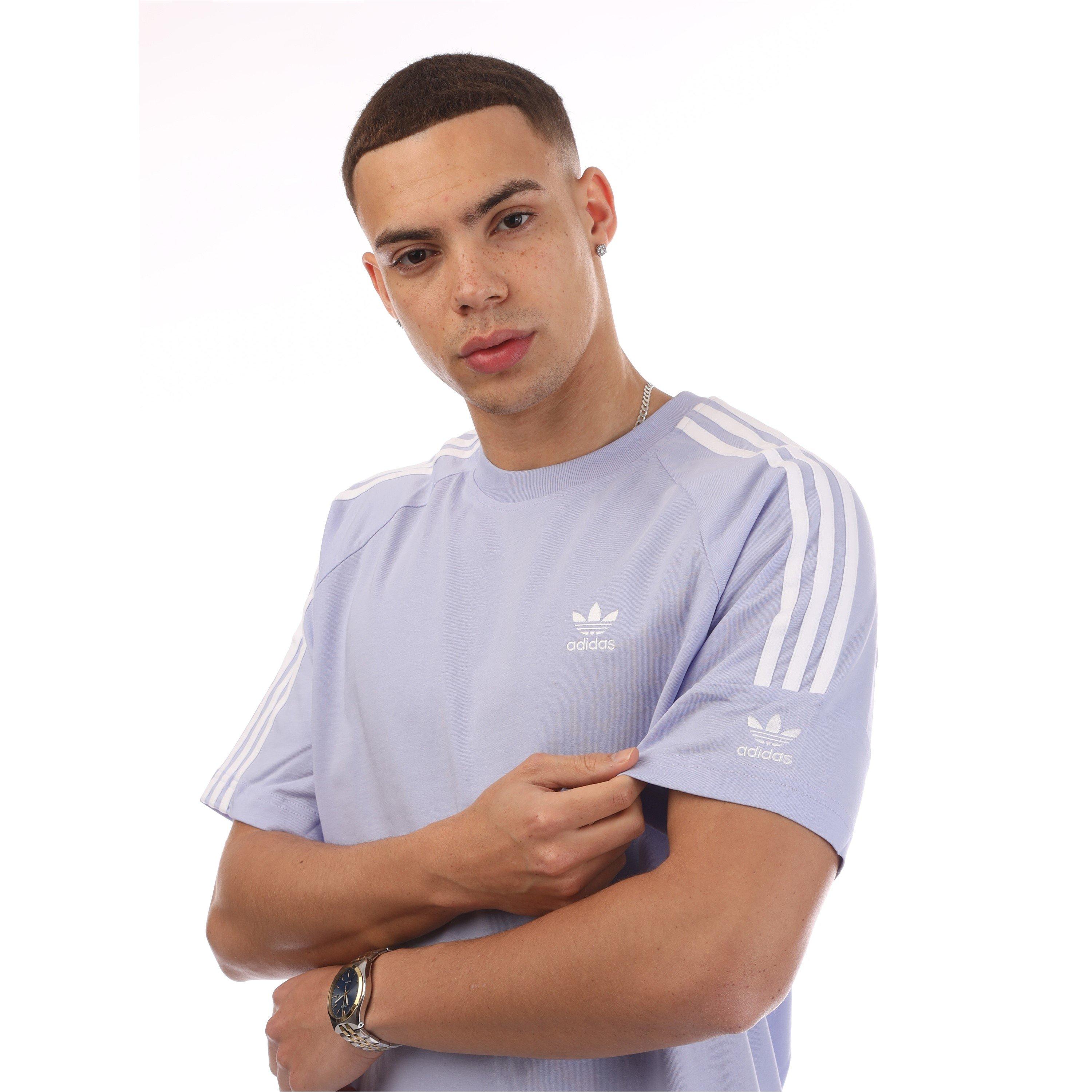Purple - adidas Originals - Lock Up Short-Sleeve Performance Gym Top - 3