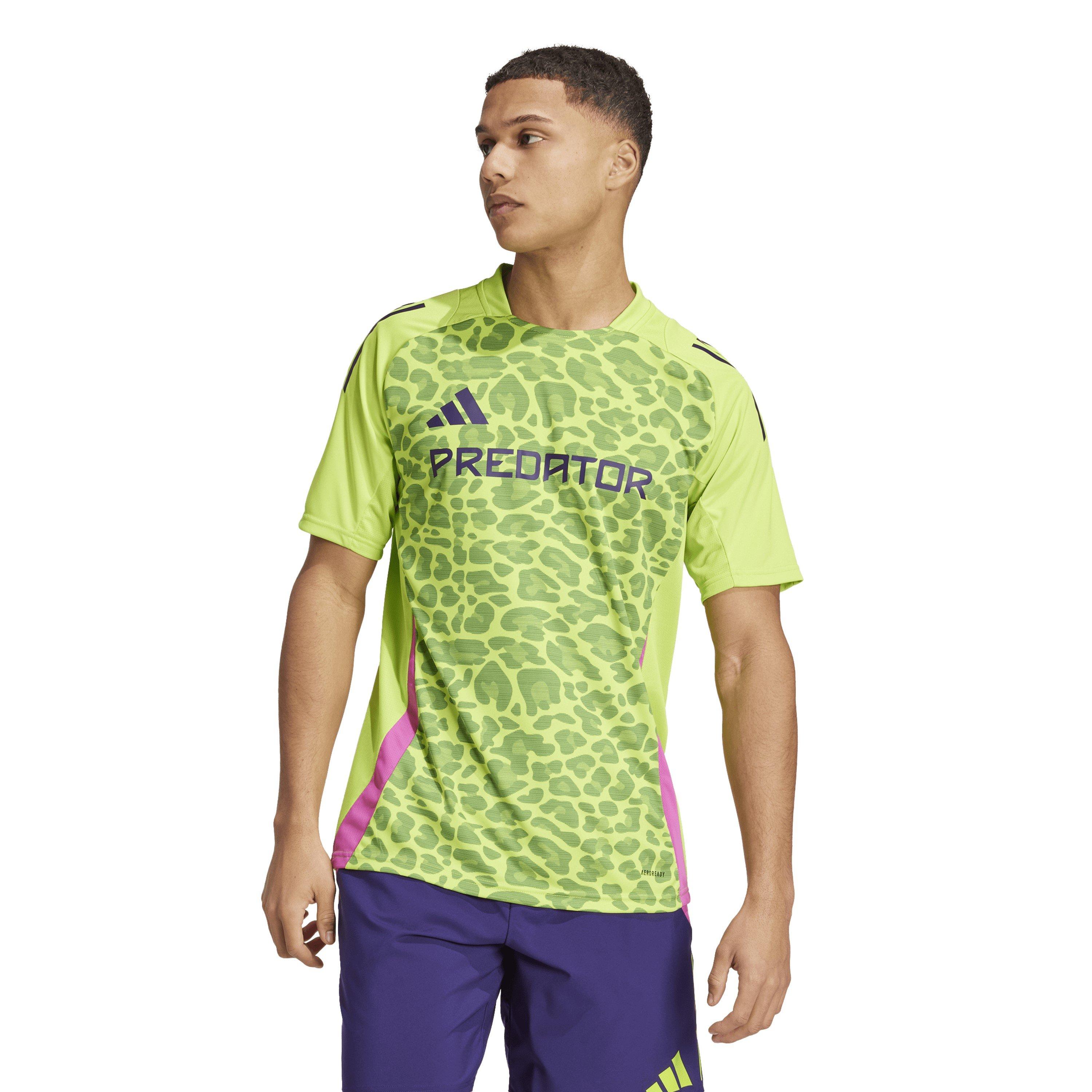 Green - adidas - Short-Sleeve Performance Gym Top - 3