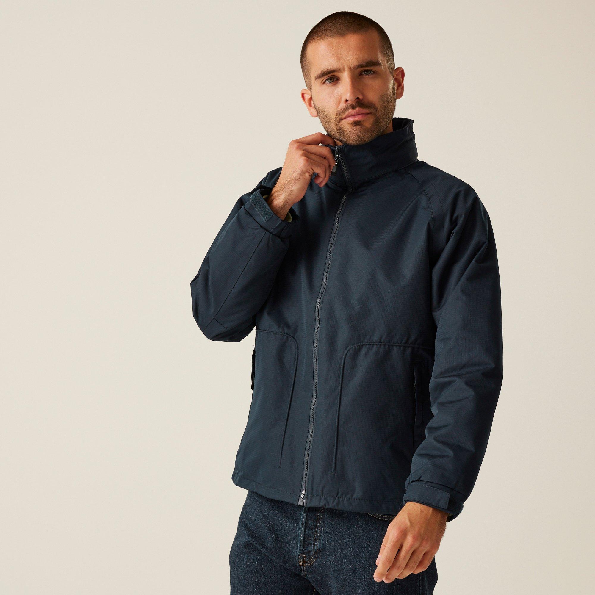 Regatta Men's Hudson Fleece Lined Waterproof Insulated Jac - Navy - 2XL
