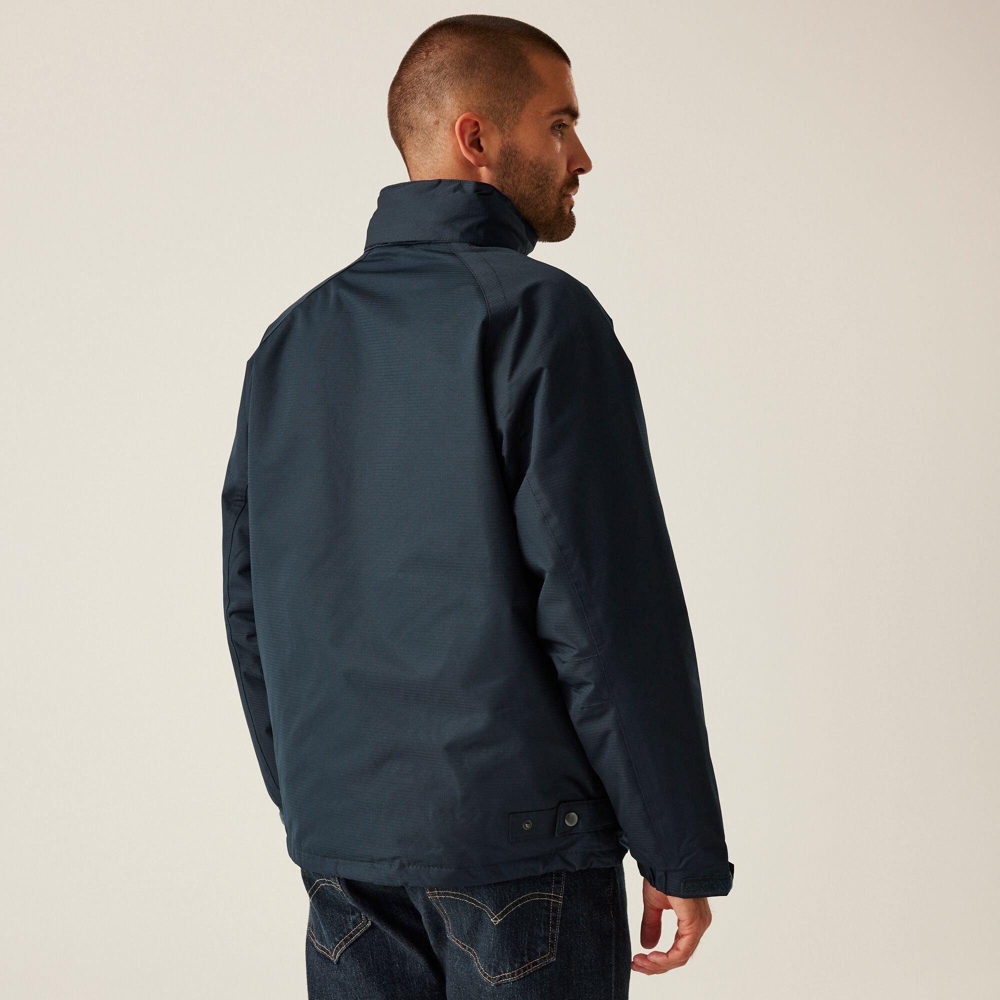 Navy - Regatta - Mens Hudson Fleece Lined Waterproof Insulated Jac - 2