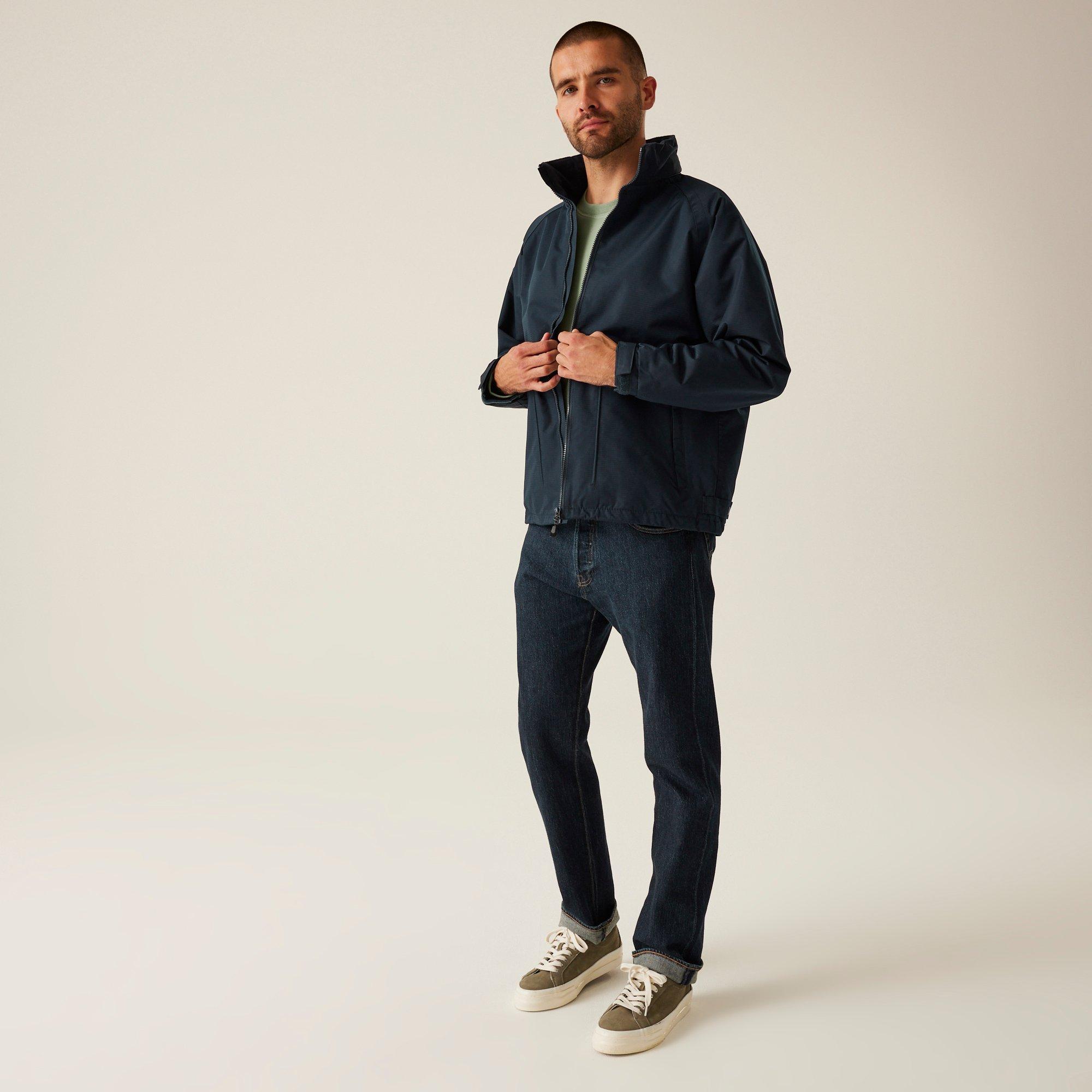 Navy - Regatta - Mens Hudson Fleece Lined Waterproof Insulated Jac - 3