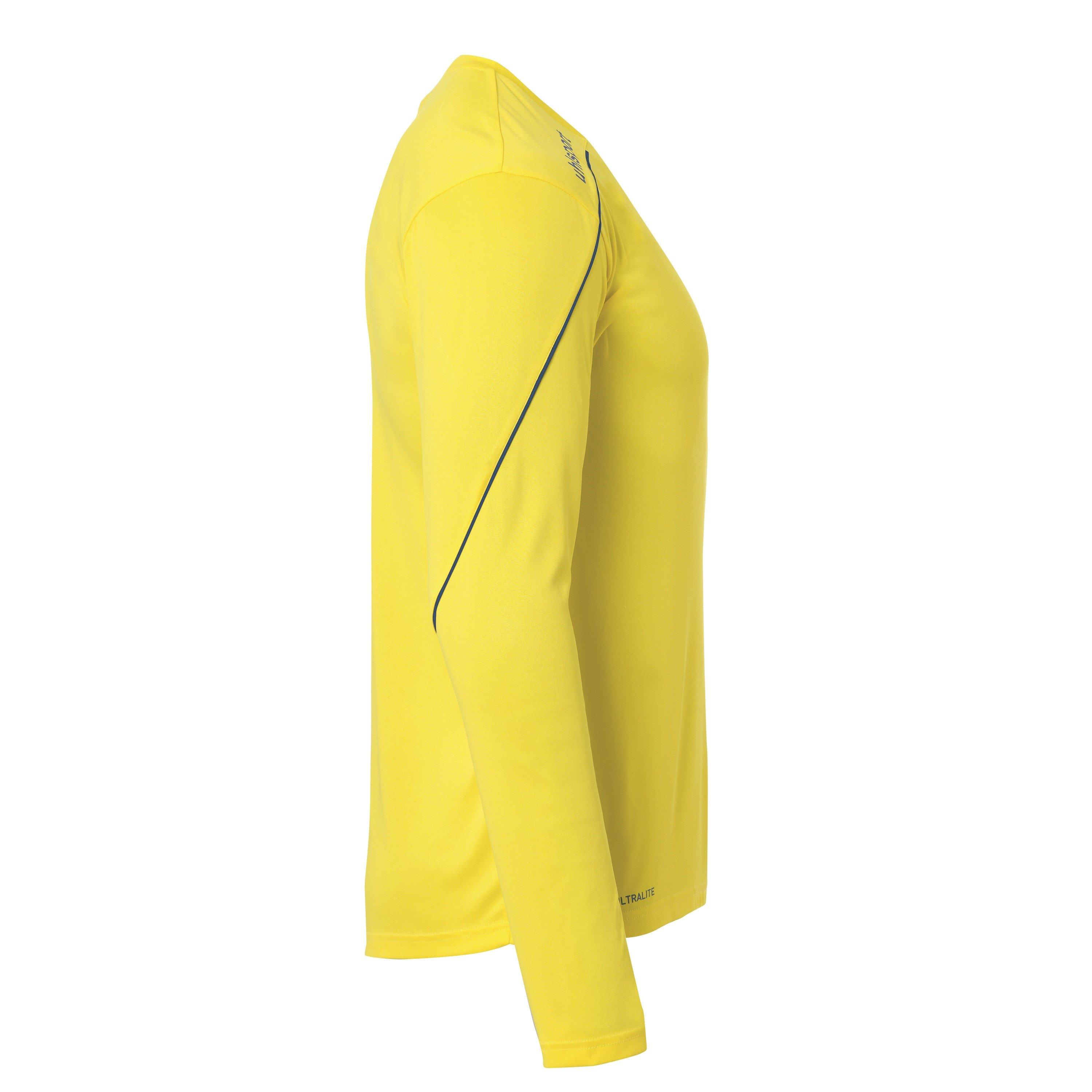 Lime Yel/Blue - Uhlsport - Long-Sleeve Performance Gym Top - 4