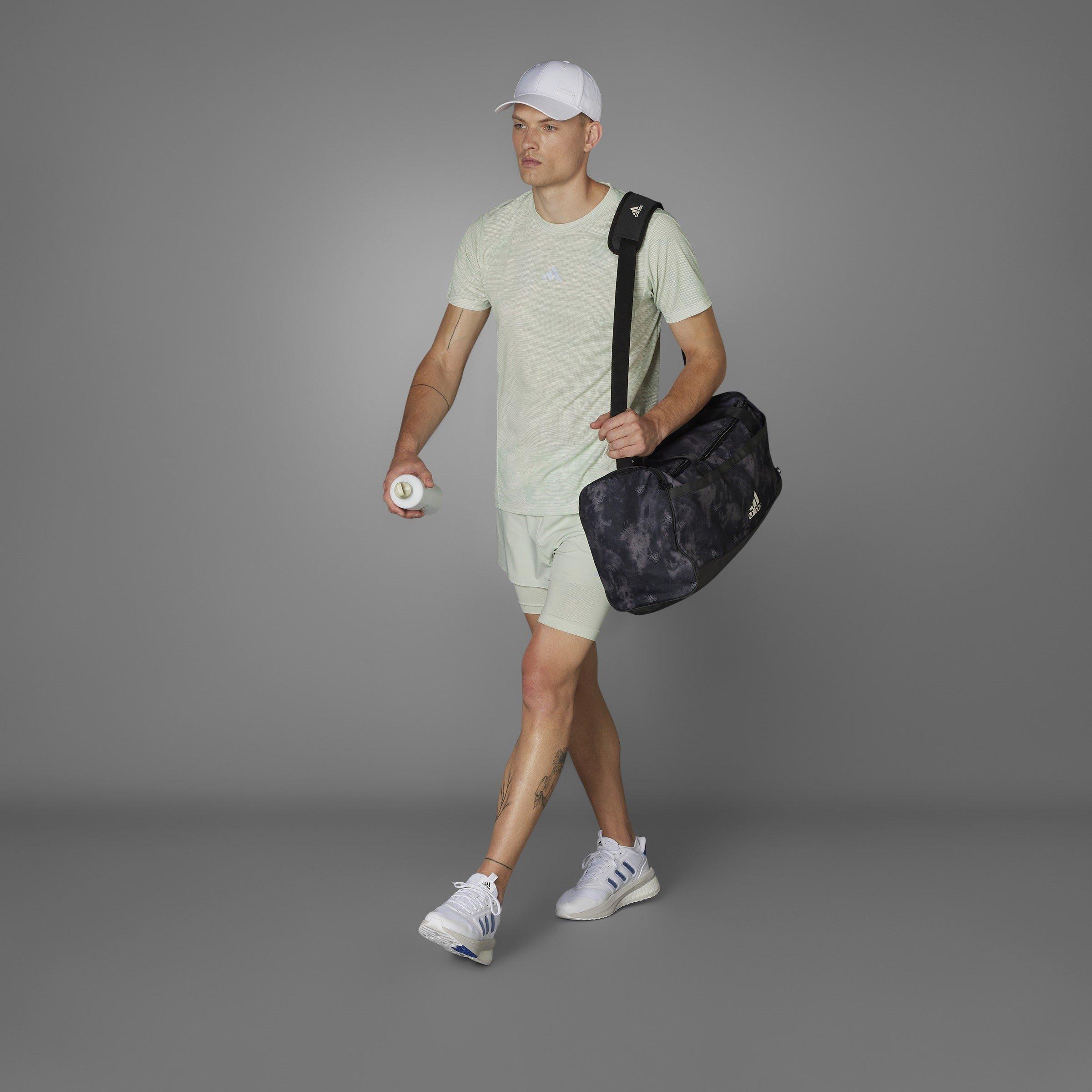 Branco/Verde - adidas - D4T HEAT.RDY HIIT Training T-Shirt Mens - 13