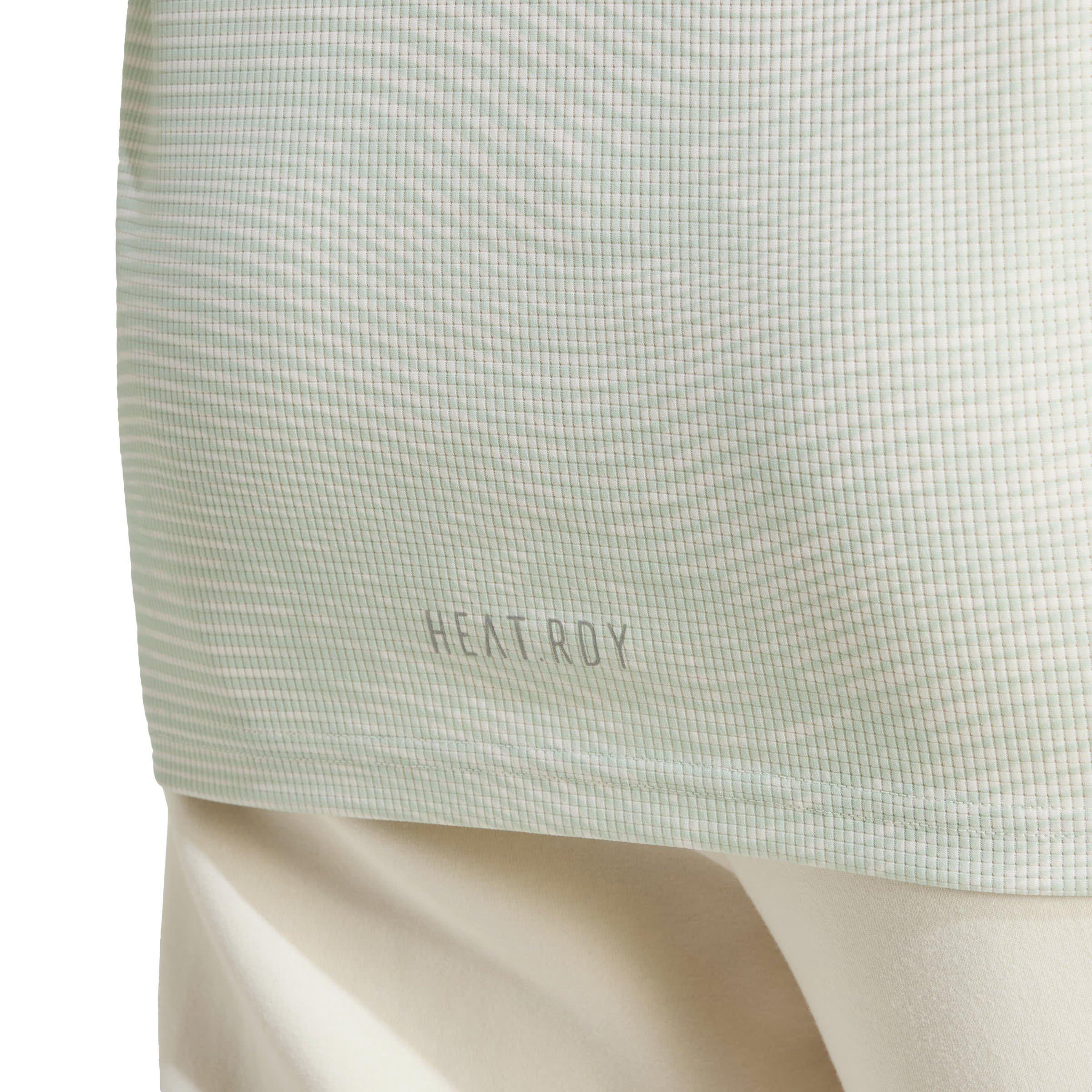 Branco/Verde - adidas - D4T HEAT.RDY HIIT Training T-Shirt Mens - 6