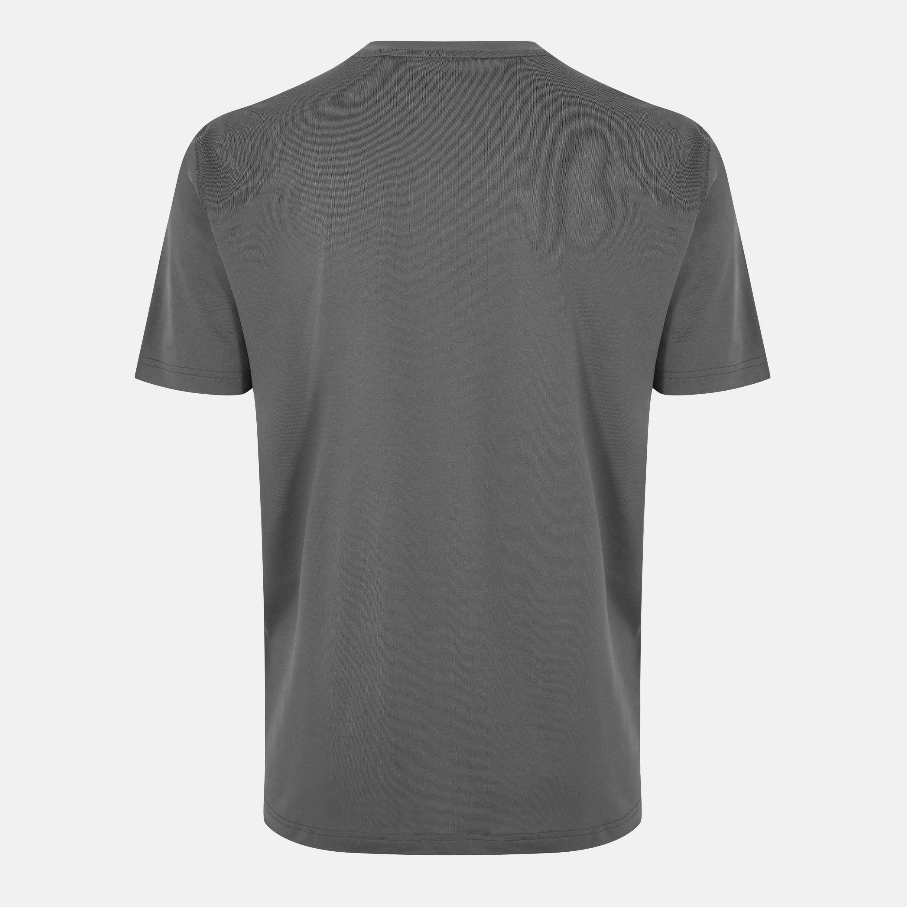 Grey - Boss - Mens BOSS GREEN Short Sleeve Performance Gym Top - Tech Cotton - 2