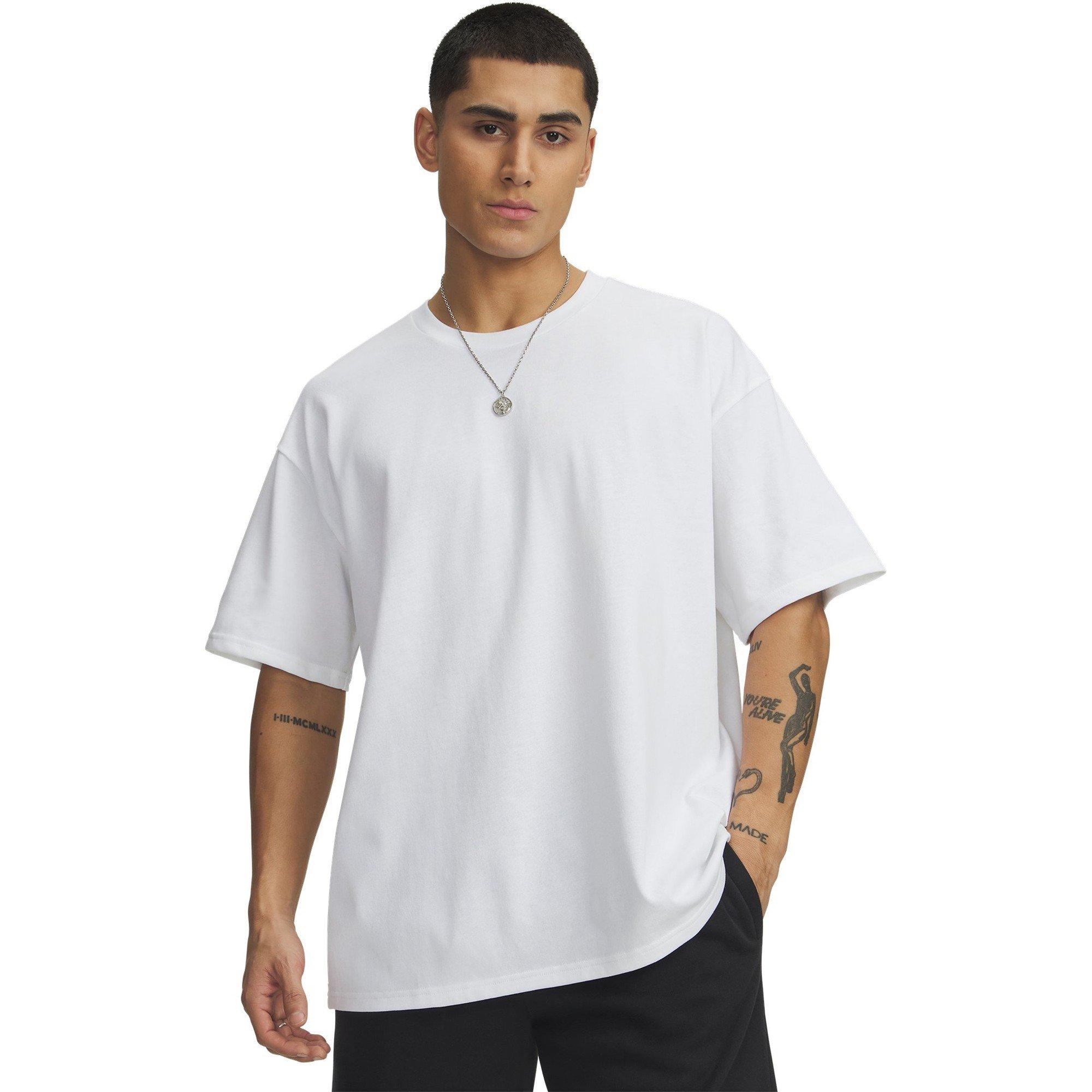White - Under Armour - Men's Short-Sleeve Performance Gym Top - 3
