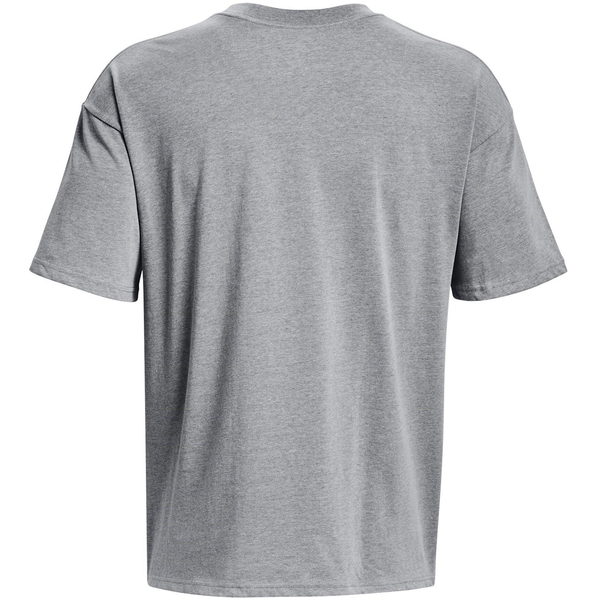 Gray - Under Armour - Short-Sleeve Performance Gym Top - 2