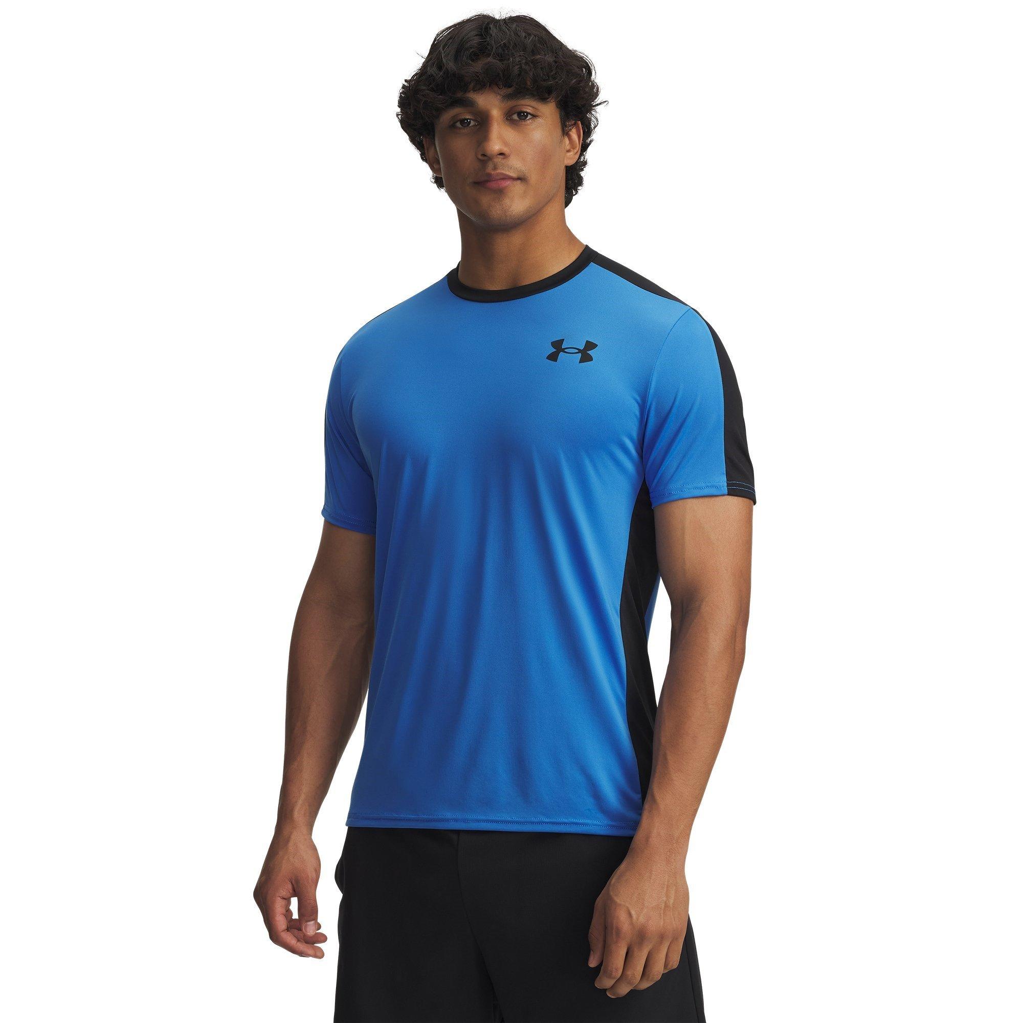 Blue Atlantis - Under Armour - Men's HG Wordmark Short-Sleeve Performance Gym Top - 1