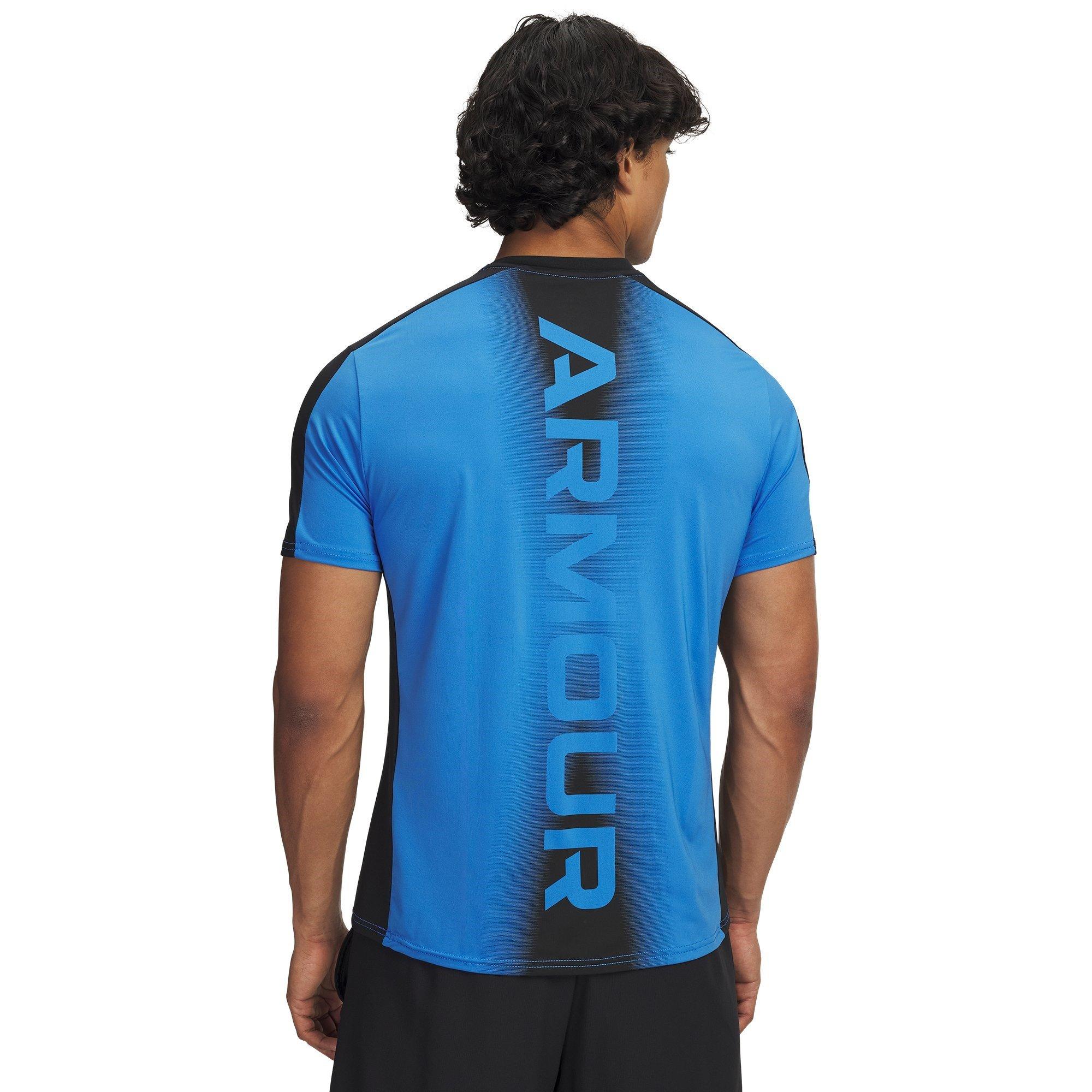 Blue Atlantis - Under Armour - HG Wordmark Short-Sleeve Performance Gym Top - 2