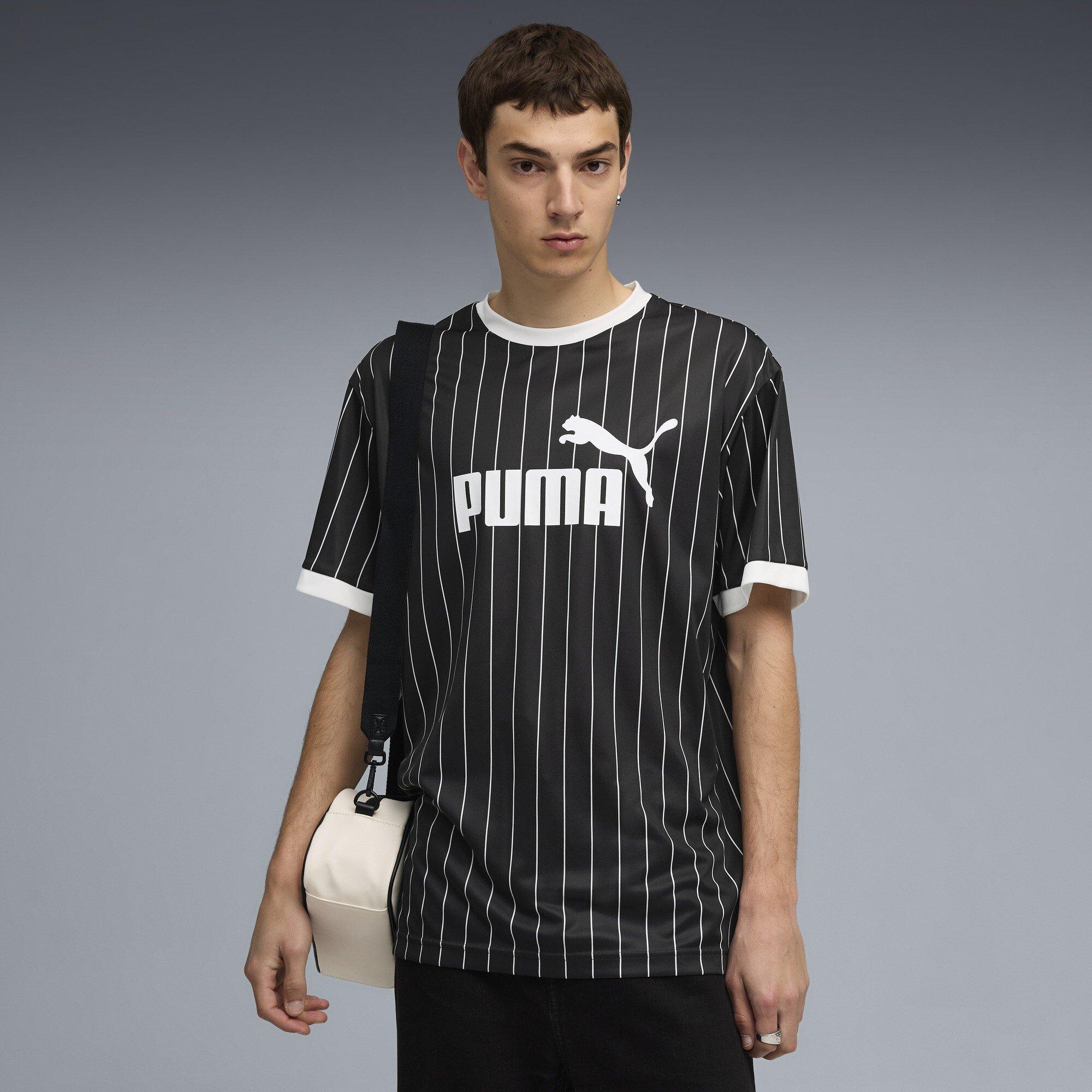 Puma Black - Puma - Mens Striped T-Shirt - 3