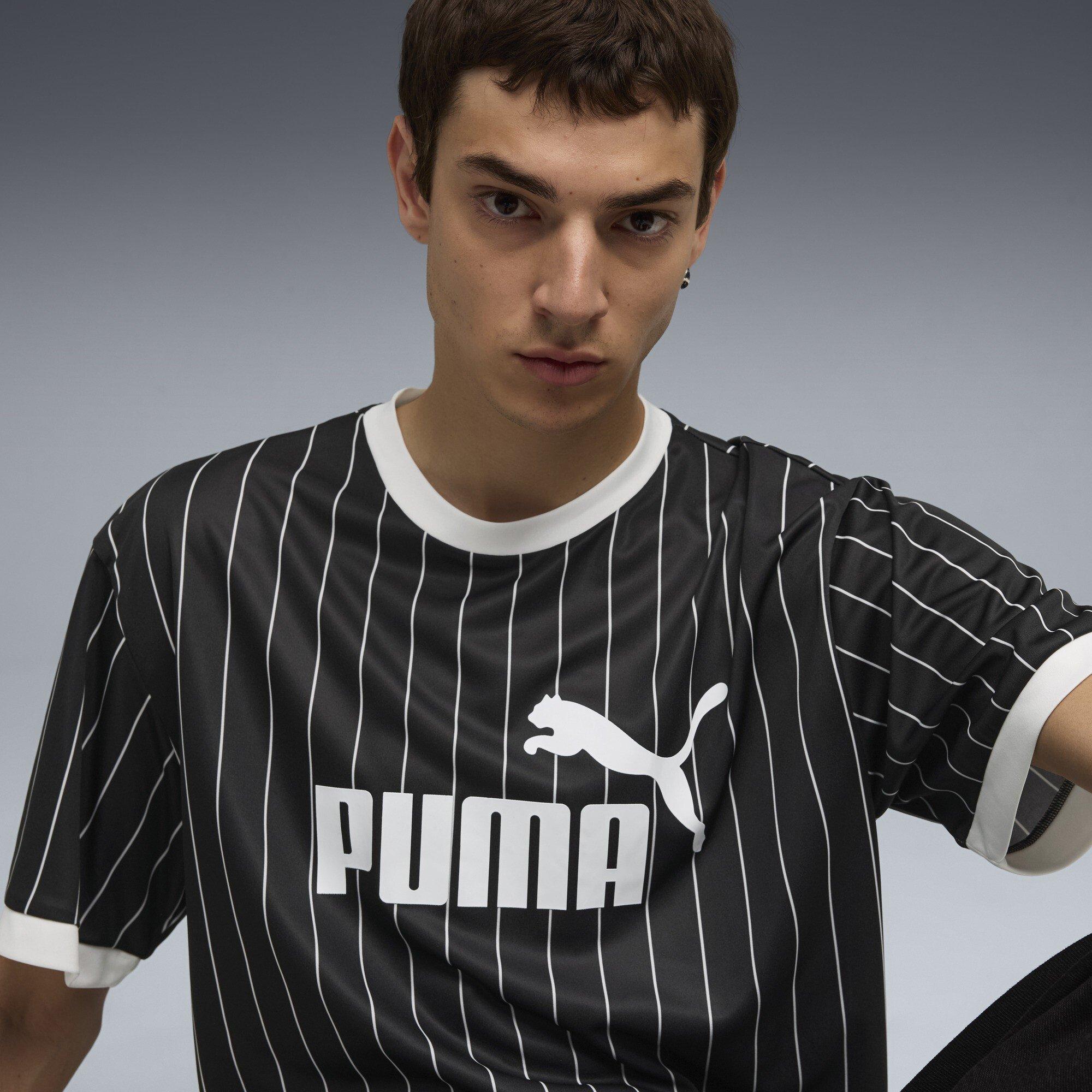 Puma Black - Puma - Mens Striped T-Shirt - 5