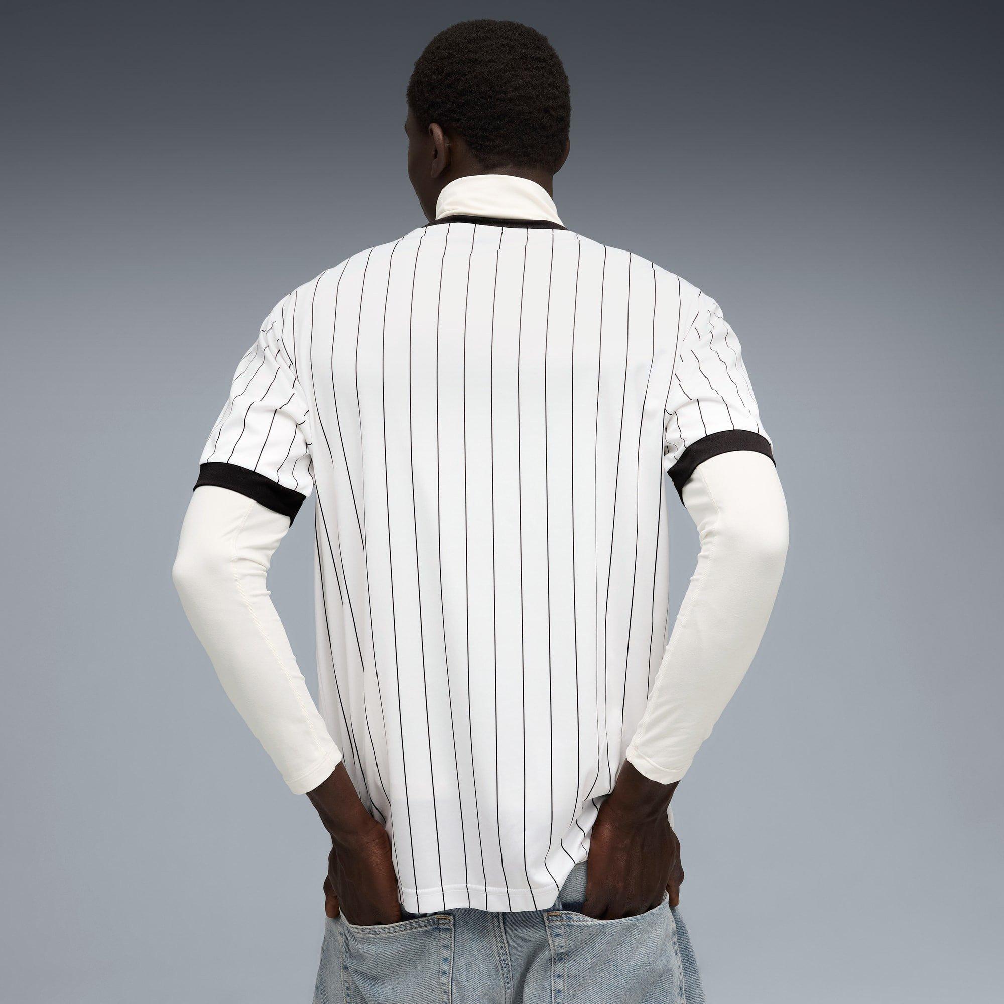 Puma White - Puma - Mens Striped T-Shirt - 3
