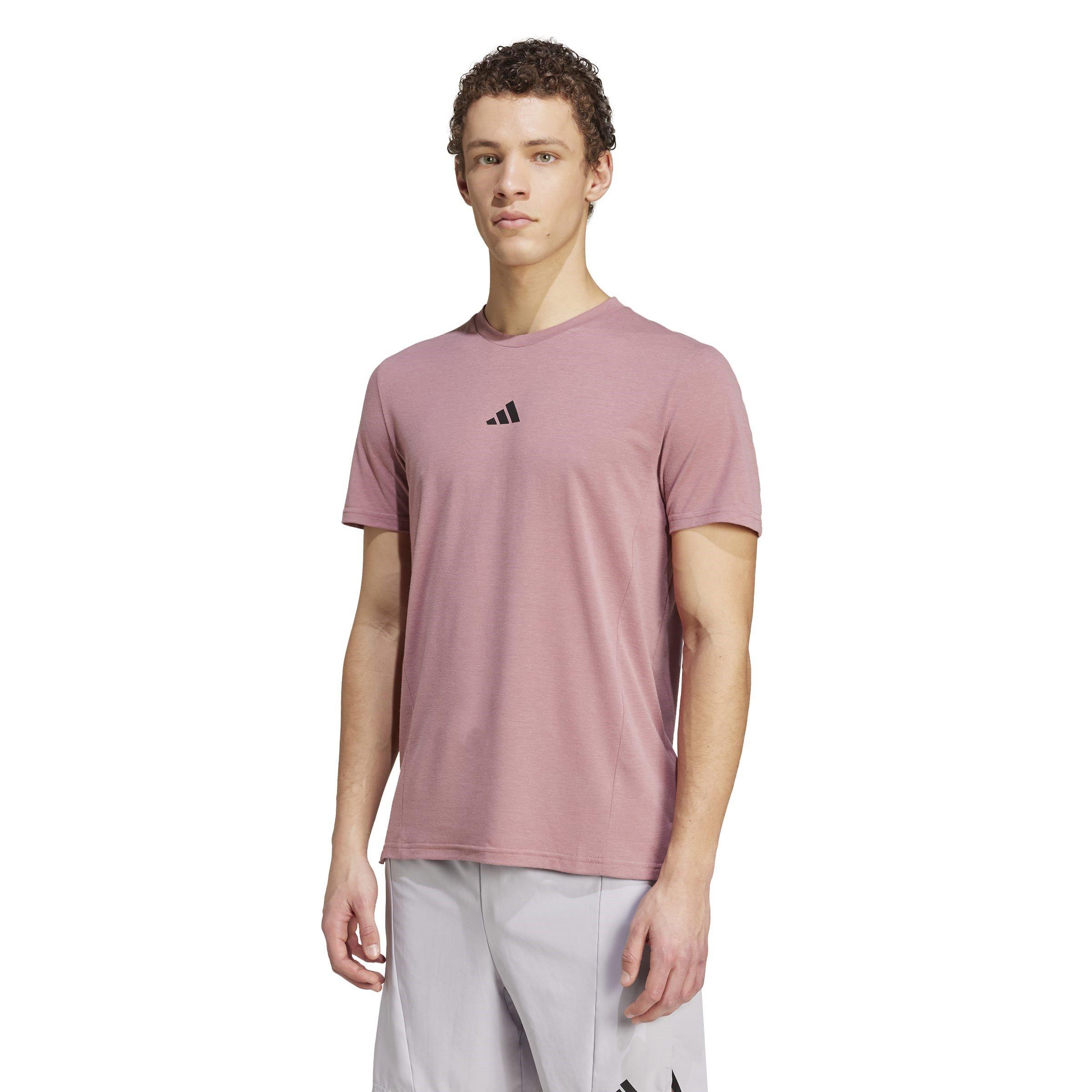 Pre Crimson Mel - adidas - Short-Sleeve Performance Gym Top - 2