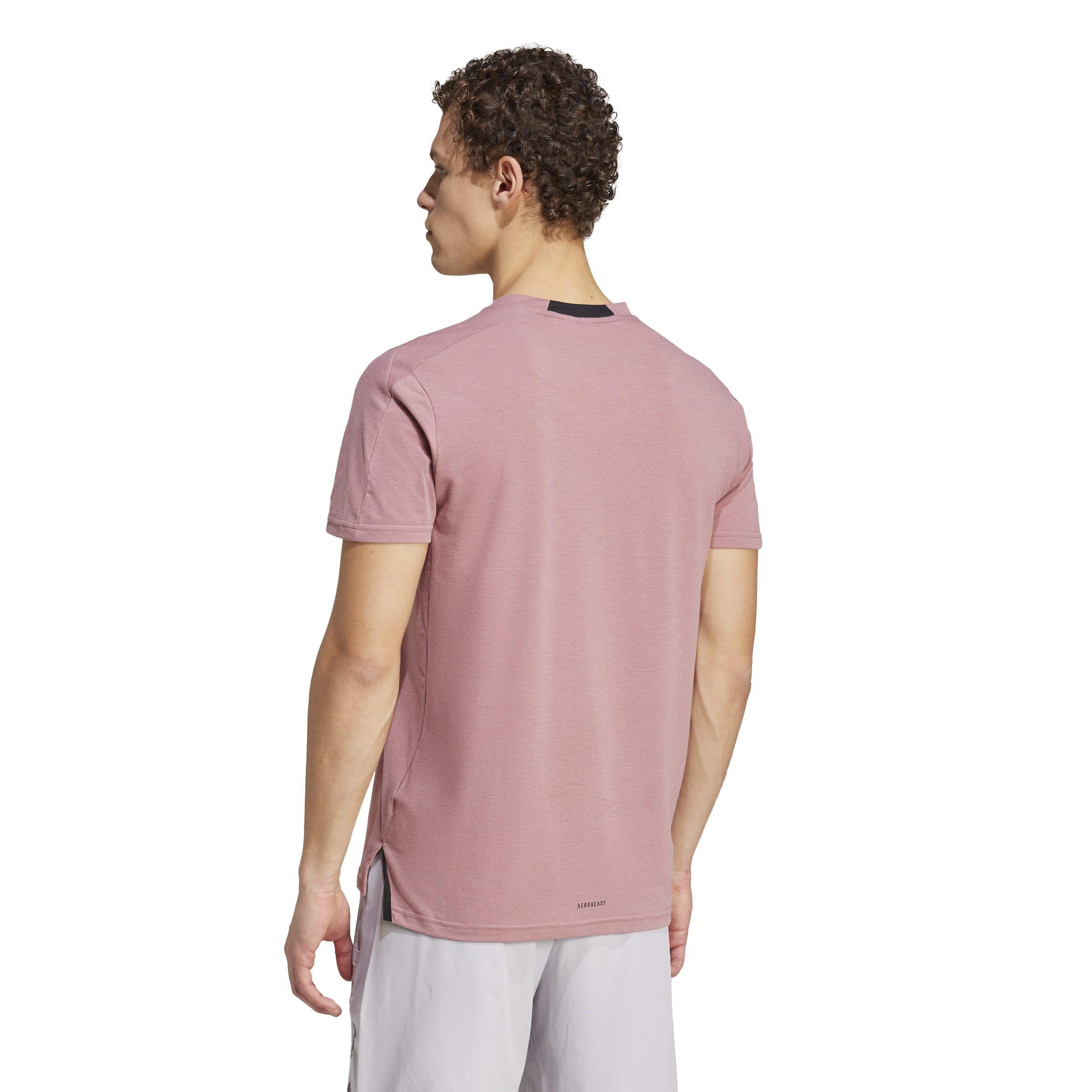 Pre Crimson Mel - adidas - Short-Sleeve Performance Gym Top - 3