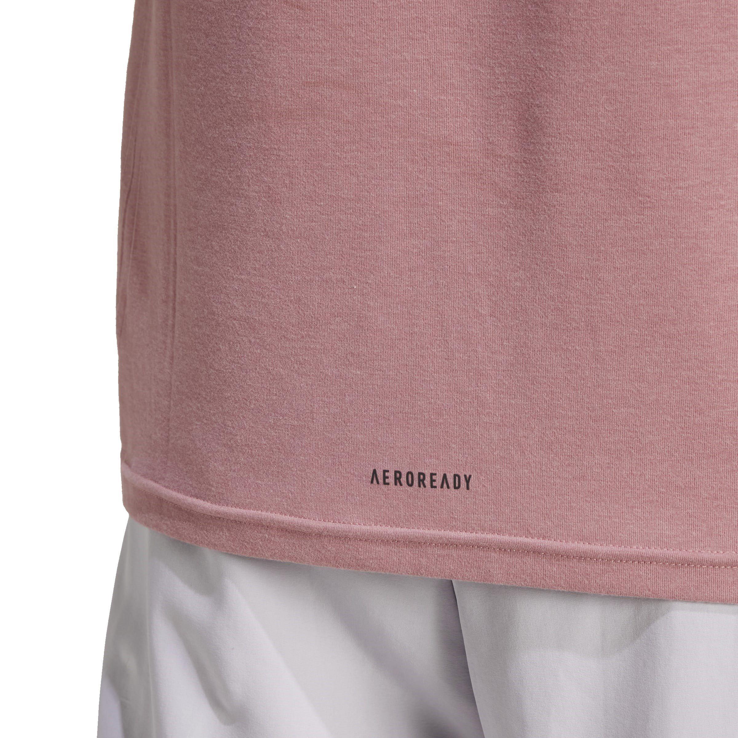 Pre Crimson Mel - adidas - Short-Sleeve Performance Gym Top - 4