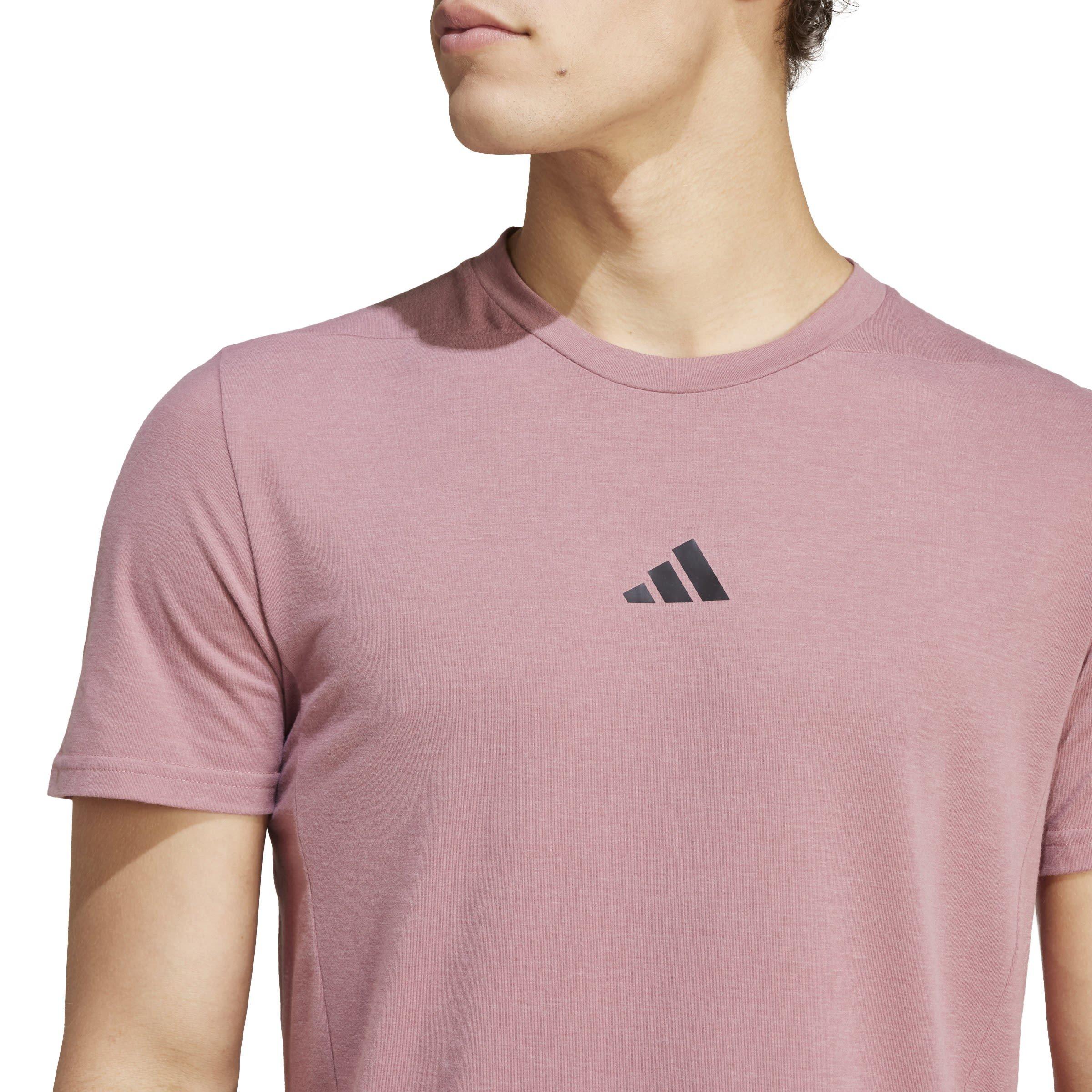 Pre Crimson Mel - adidas - Short-Sleeve Performance Gym Top - 5
